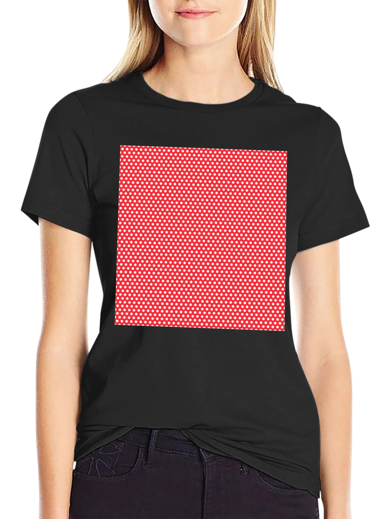 Polka Dot Print T-Shirt