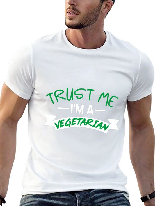 Trust Me Im A Vegetarian Black T-Shirt