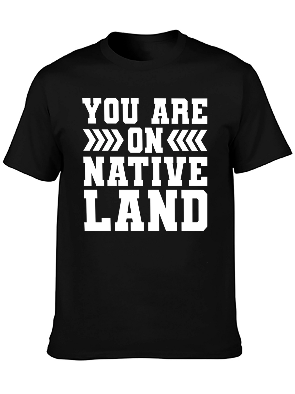 Native Land Graphic Tee - Black