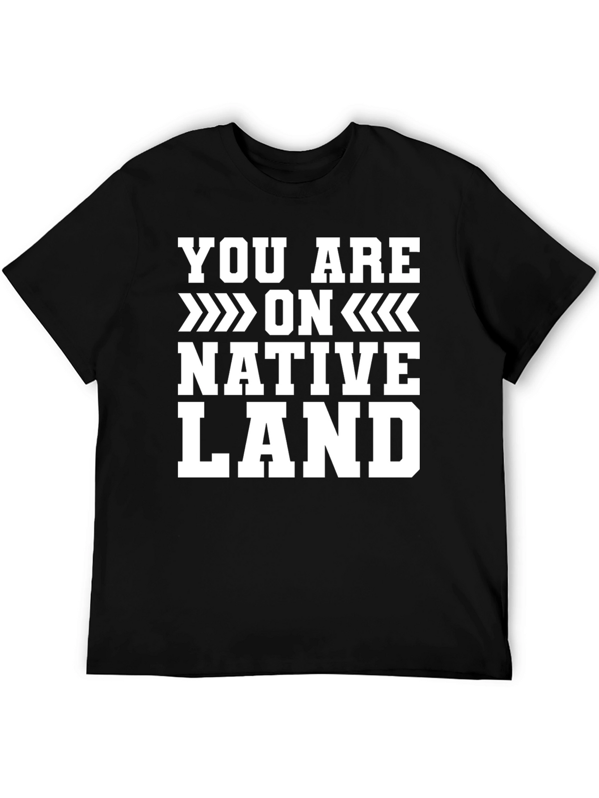 Native Land Graphic Tee - Black