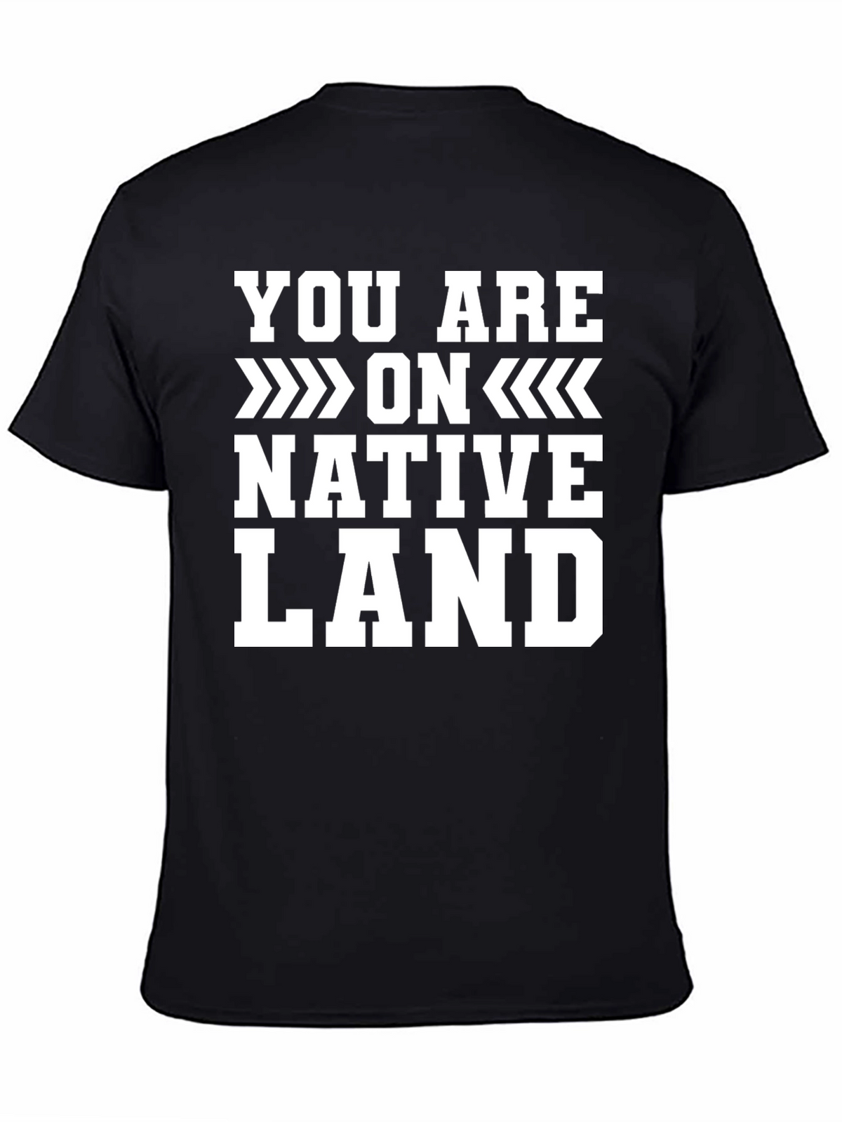 Native Land Graphic Tee - Black