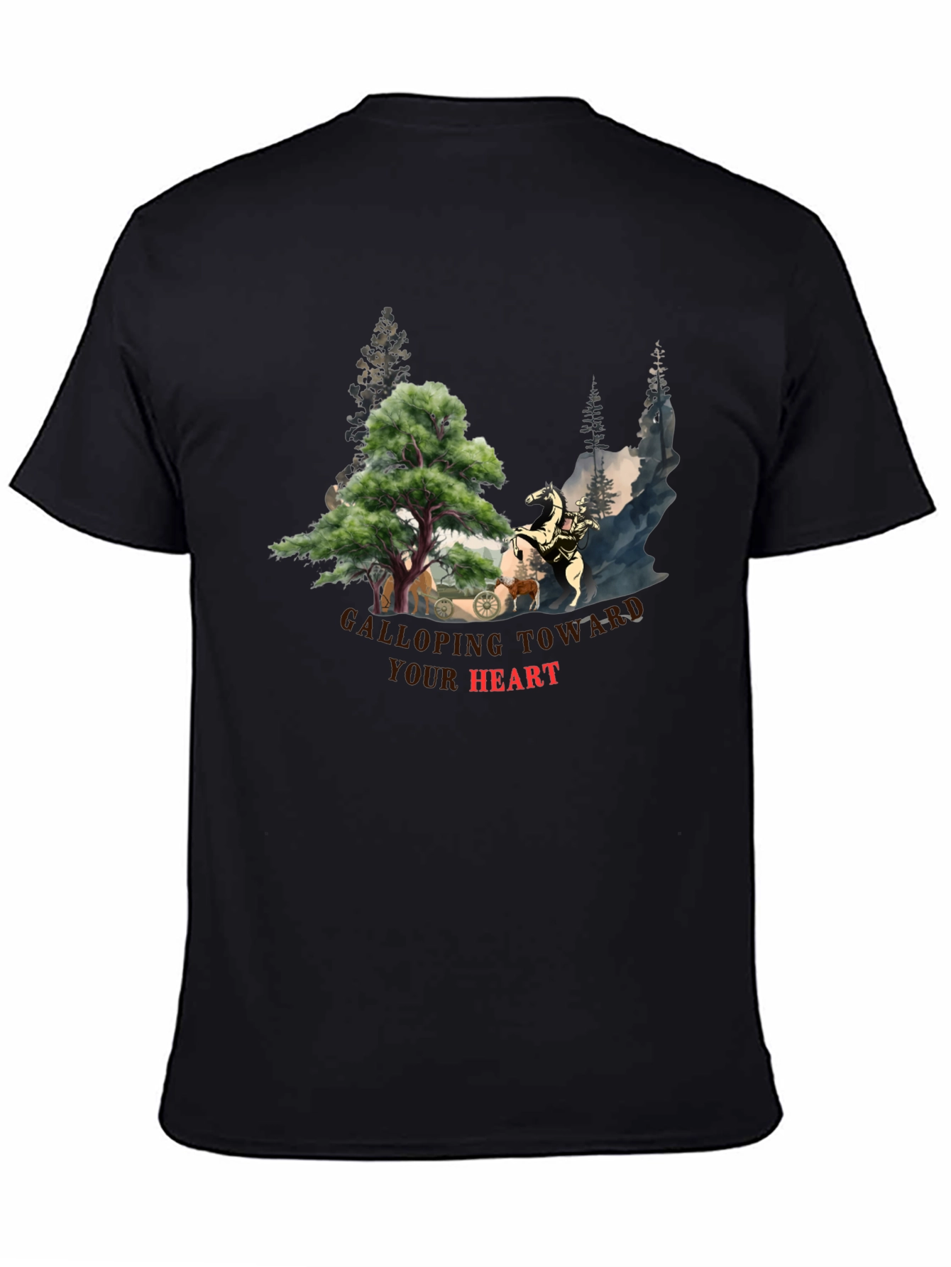 Galloping Toward Your Heart Graphic Tee