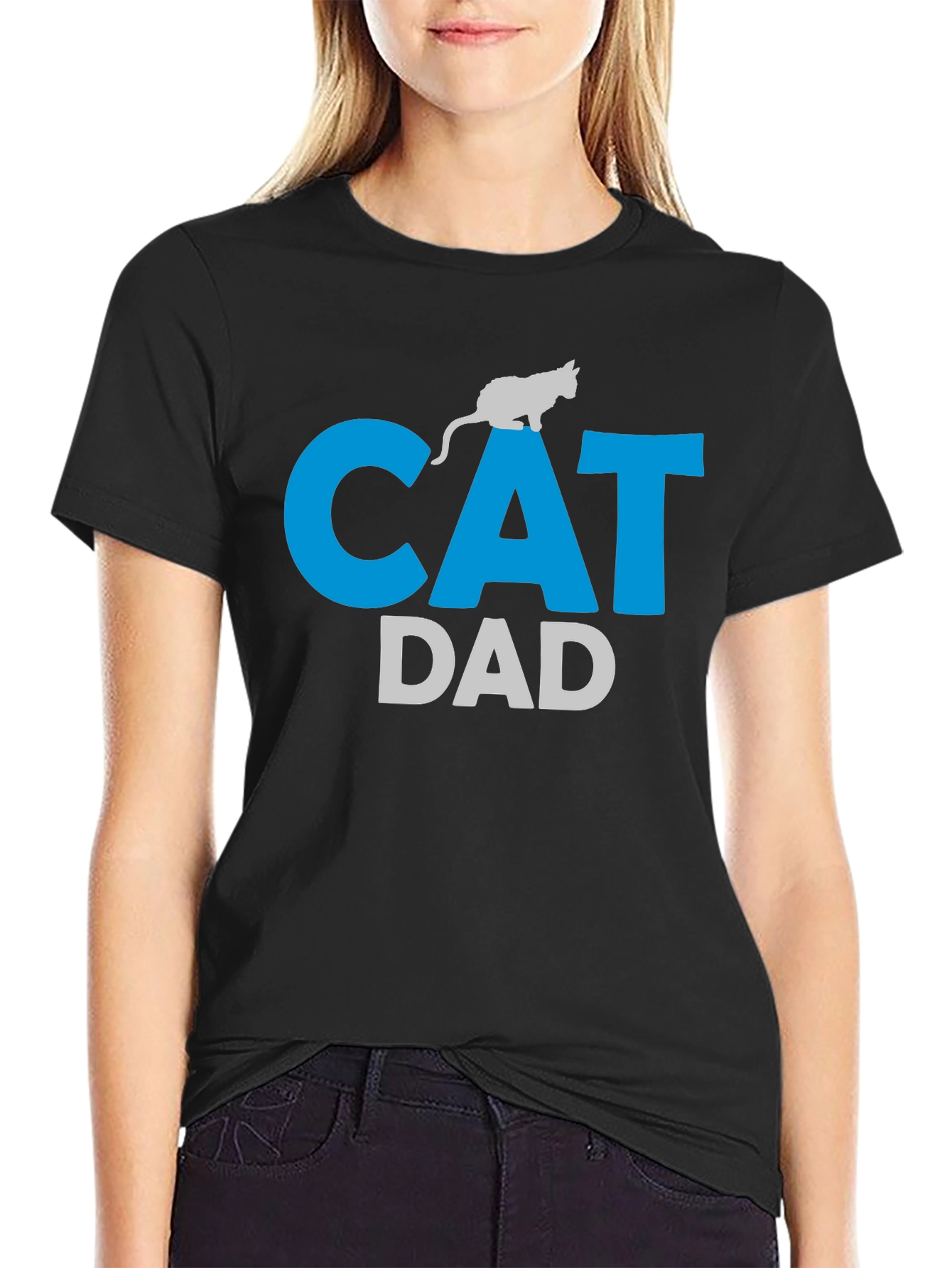 Cat Dad T-Shirt - Mens Graphic Tee