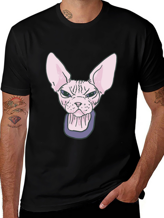 Sphynx Cat T-Shirt - Funny Hairless Cat Graphic Tee