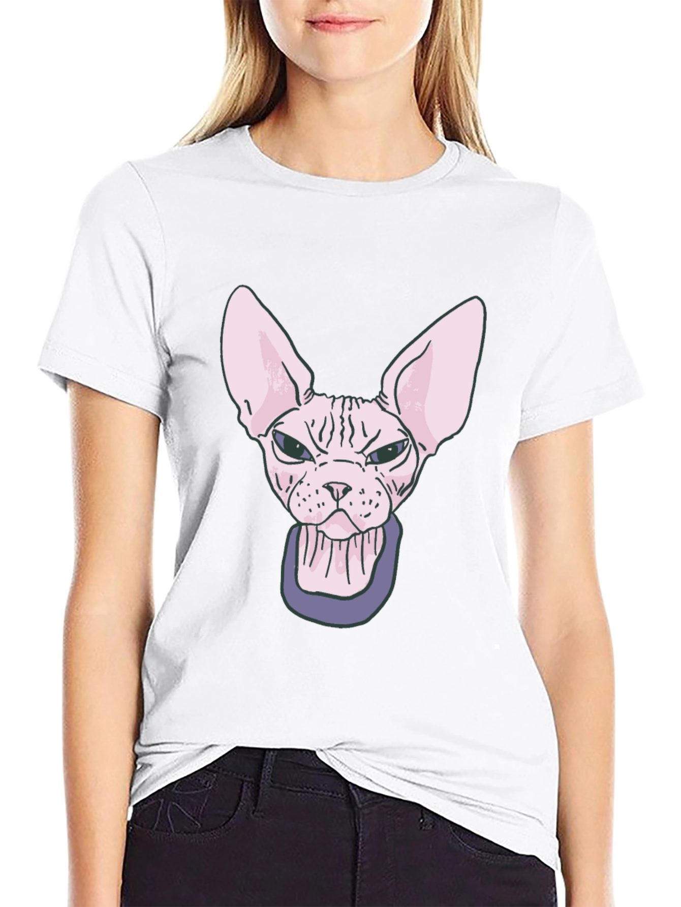 Sphynx Cat T-Shirt - Funny Hairless Cat Graphic Tee