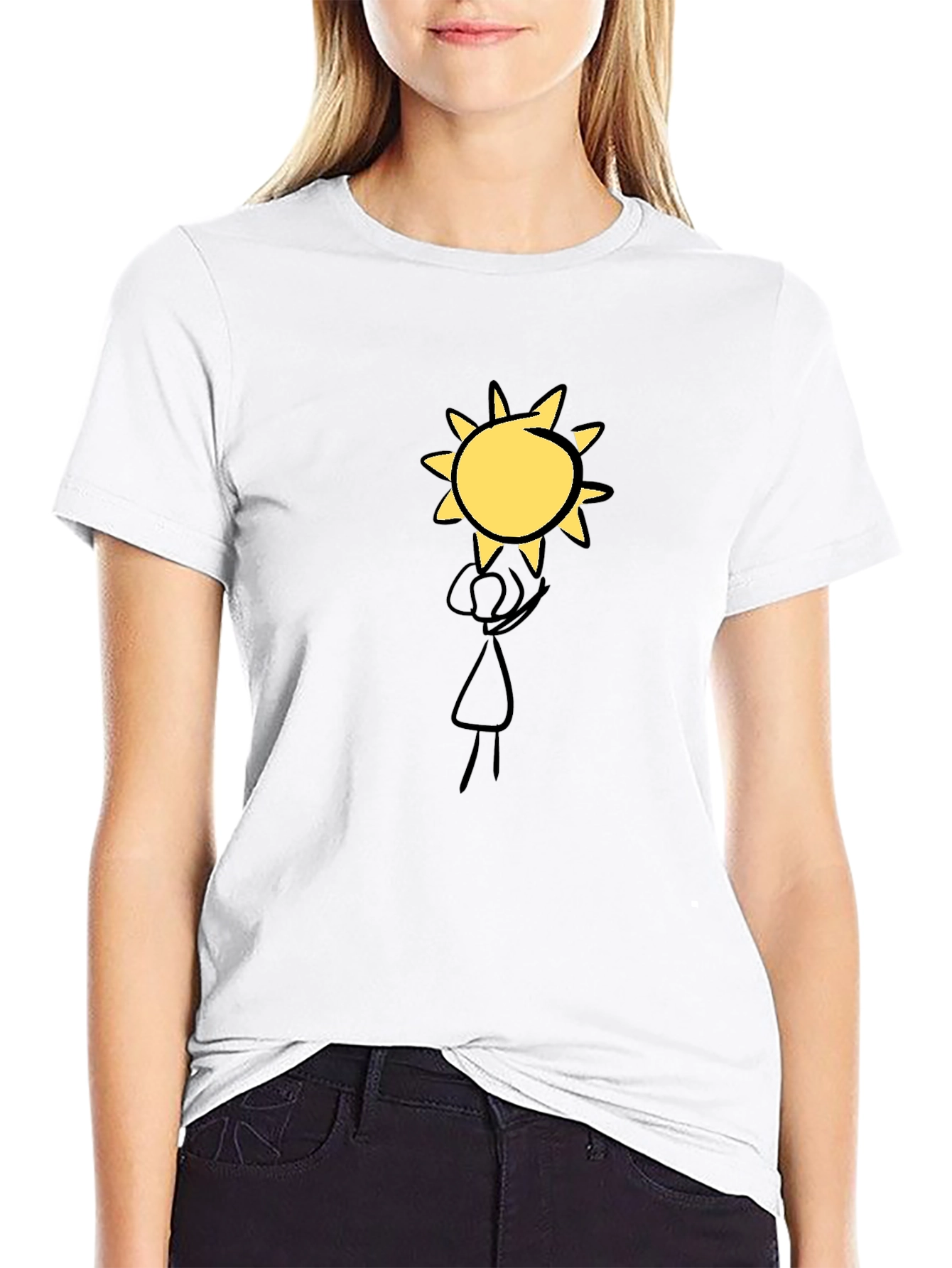 Sun Graphic Black T-Shirt