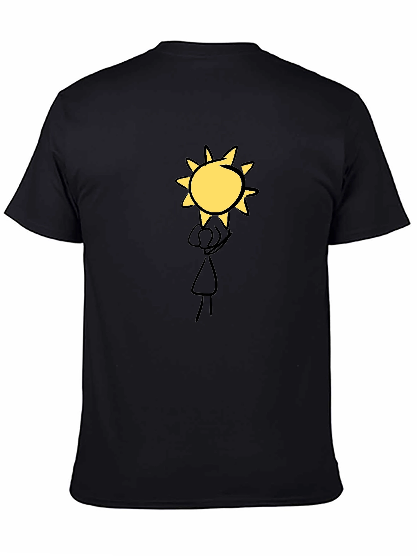 Sun Graphic Black T-Shirt
