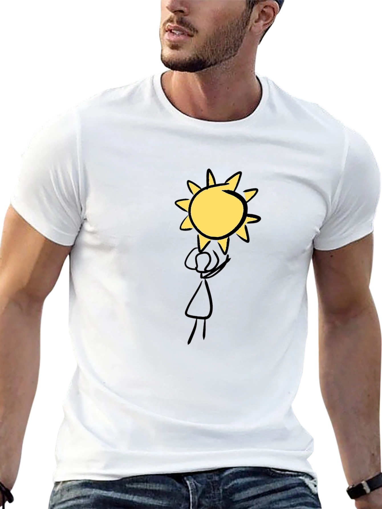 Sun Graphic Black T-Shirt