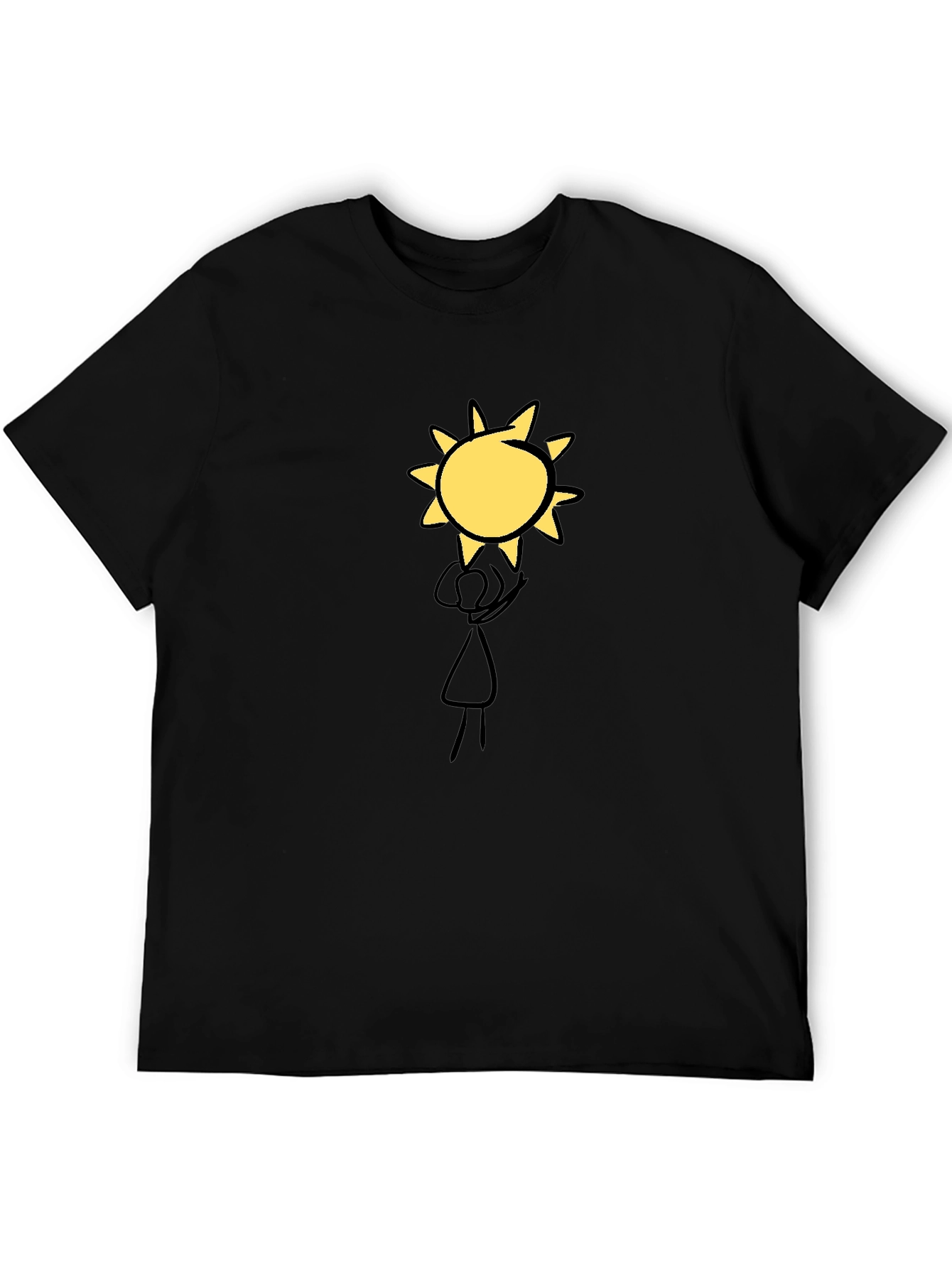 Sun Graphic Black T-Shirt