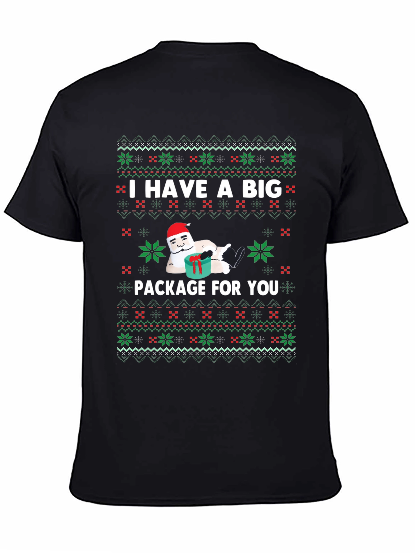 Funny Christmas Package Graphic T-Shirt