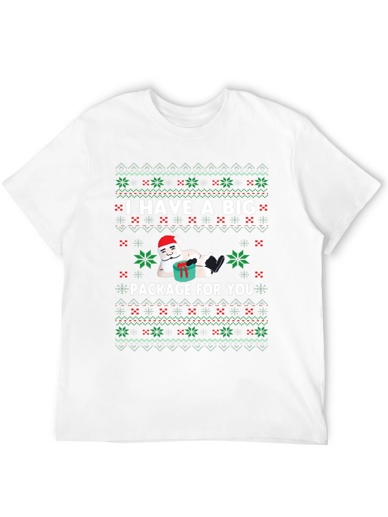Funny Christmas Package Graphic T-Shirt