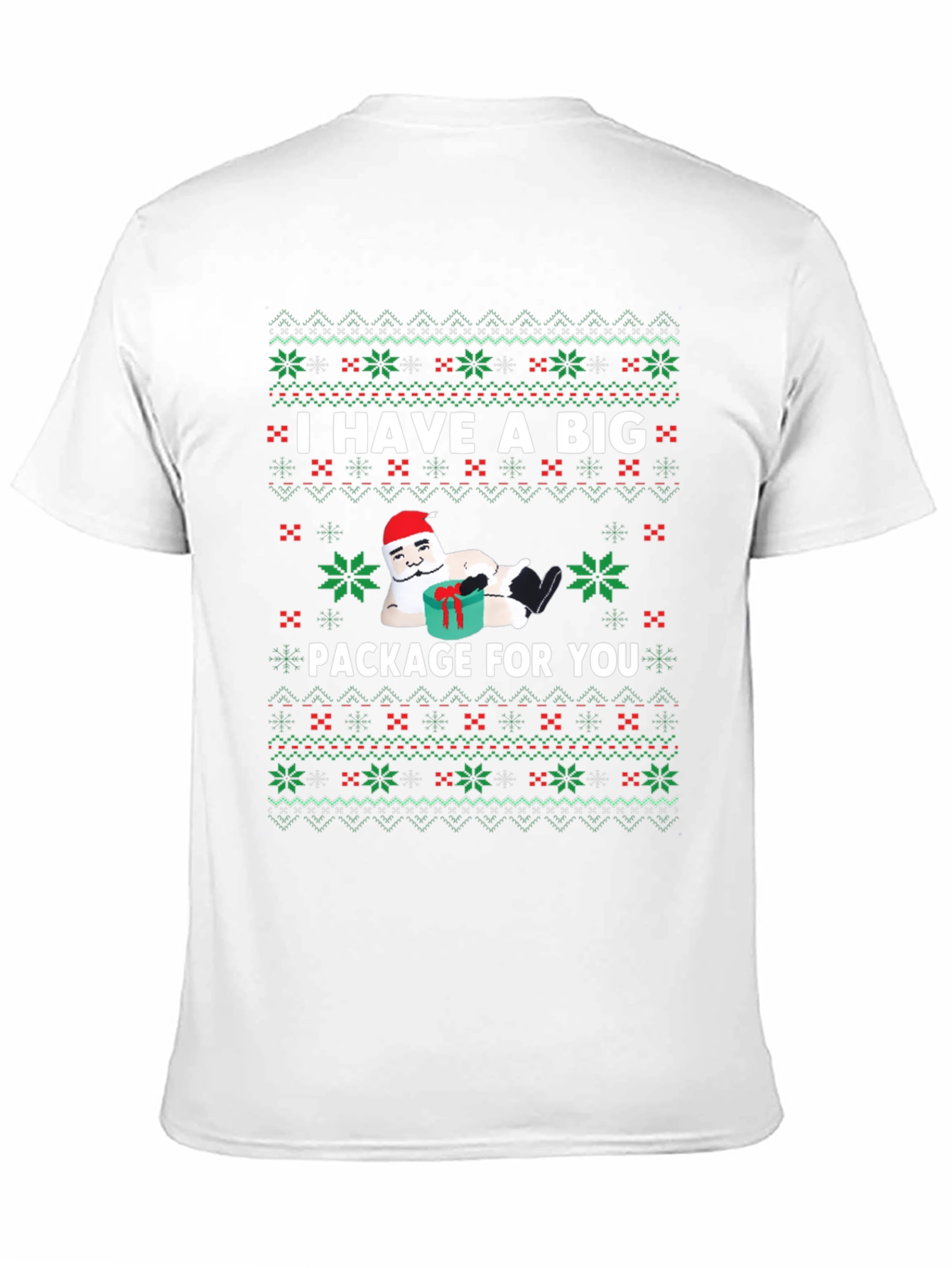 Funny Christmas Package Graphic T-Shirt