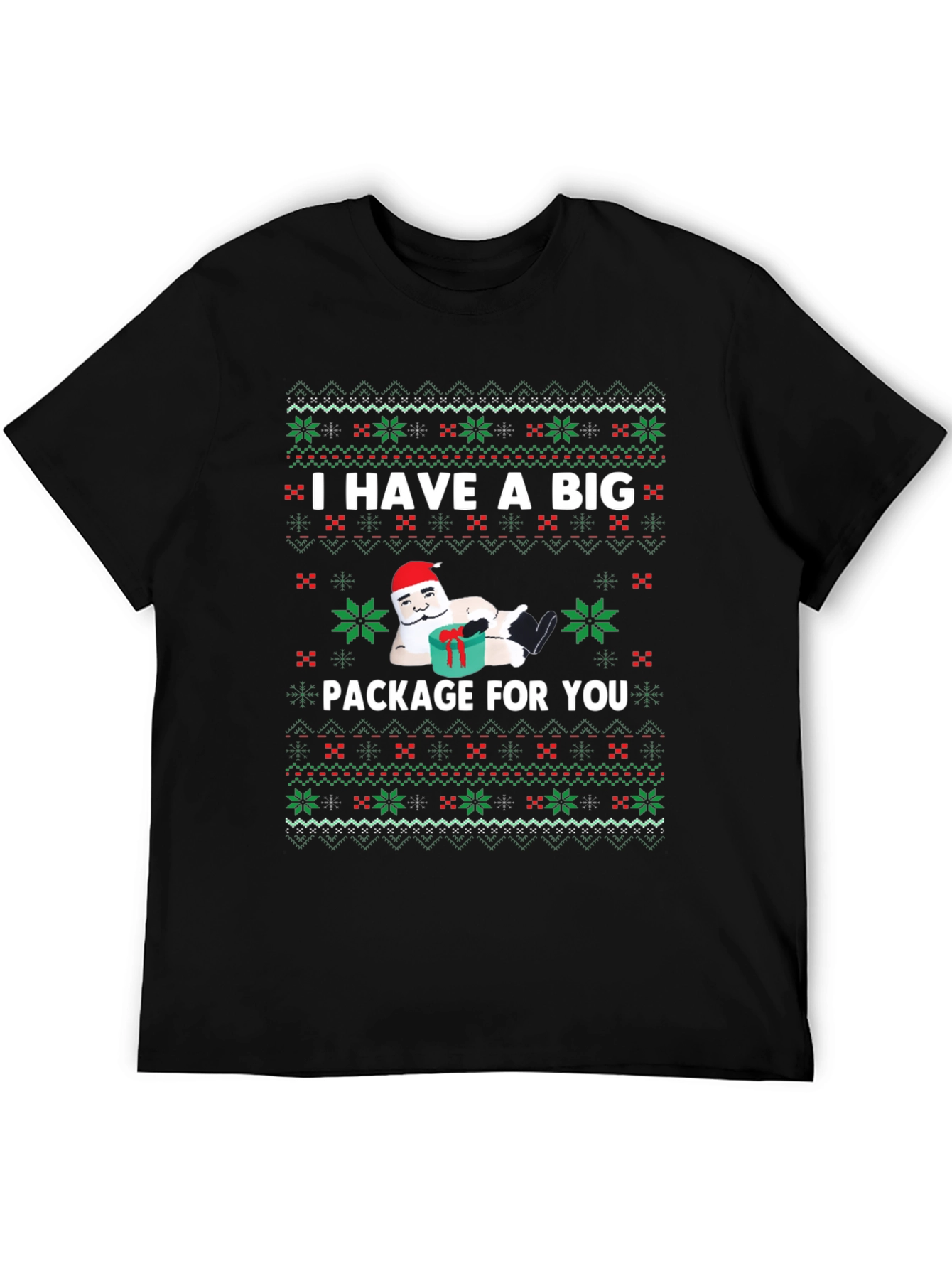 Funny Christmas Package Graphic T-Shirt