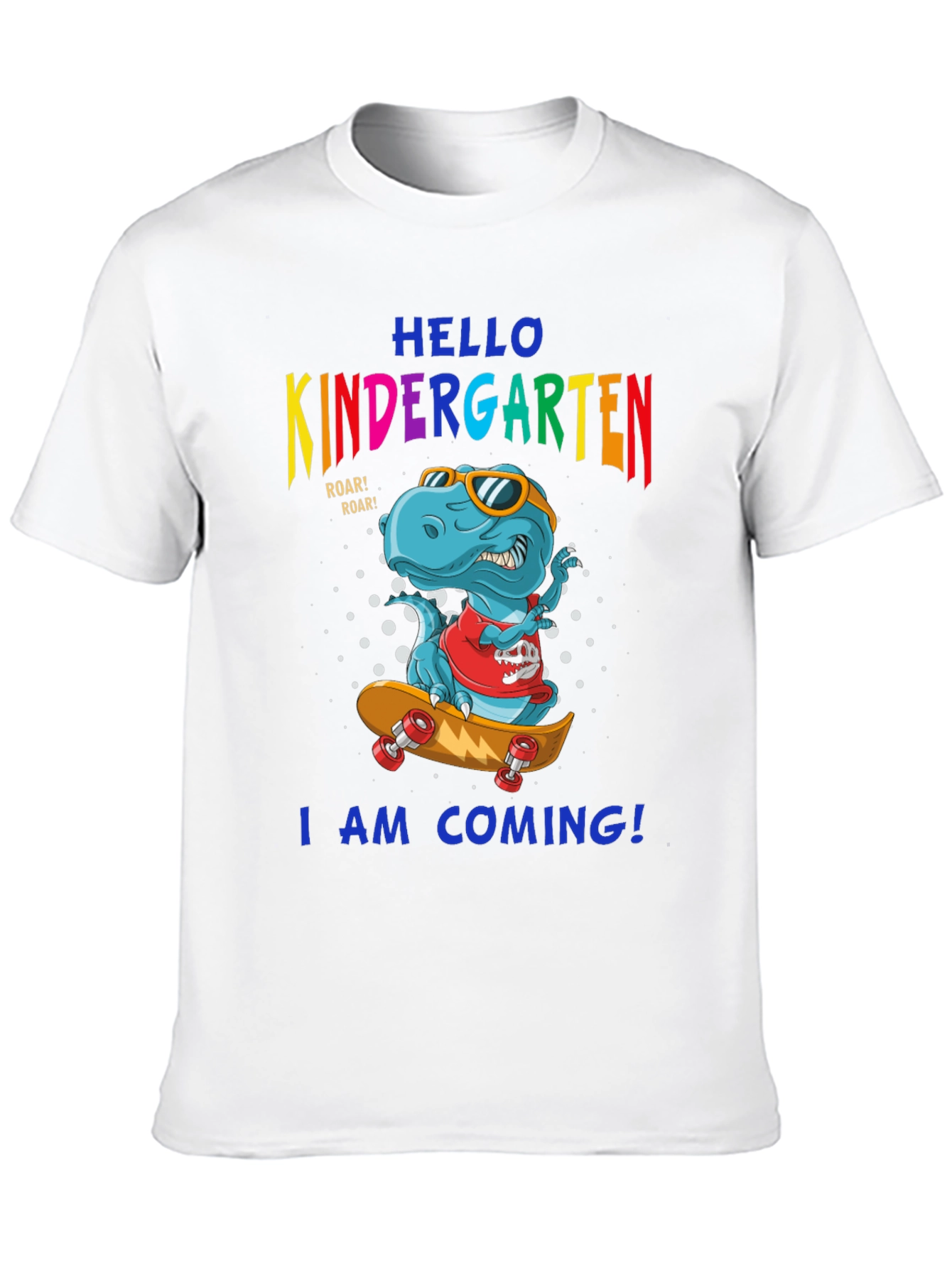 Kindergarten Dinosaur T-Shirt - Ready to Roll!