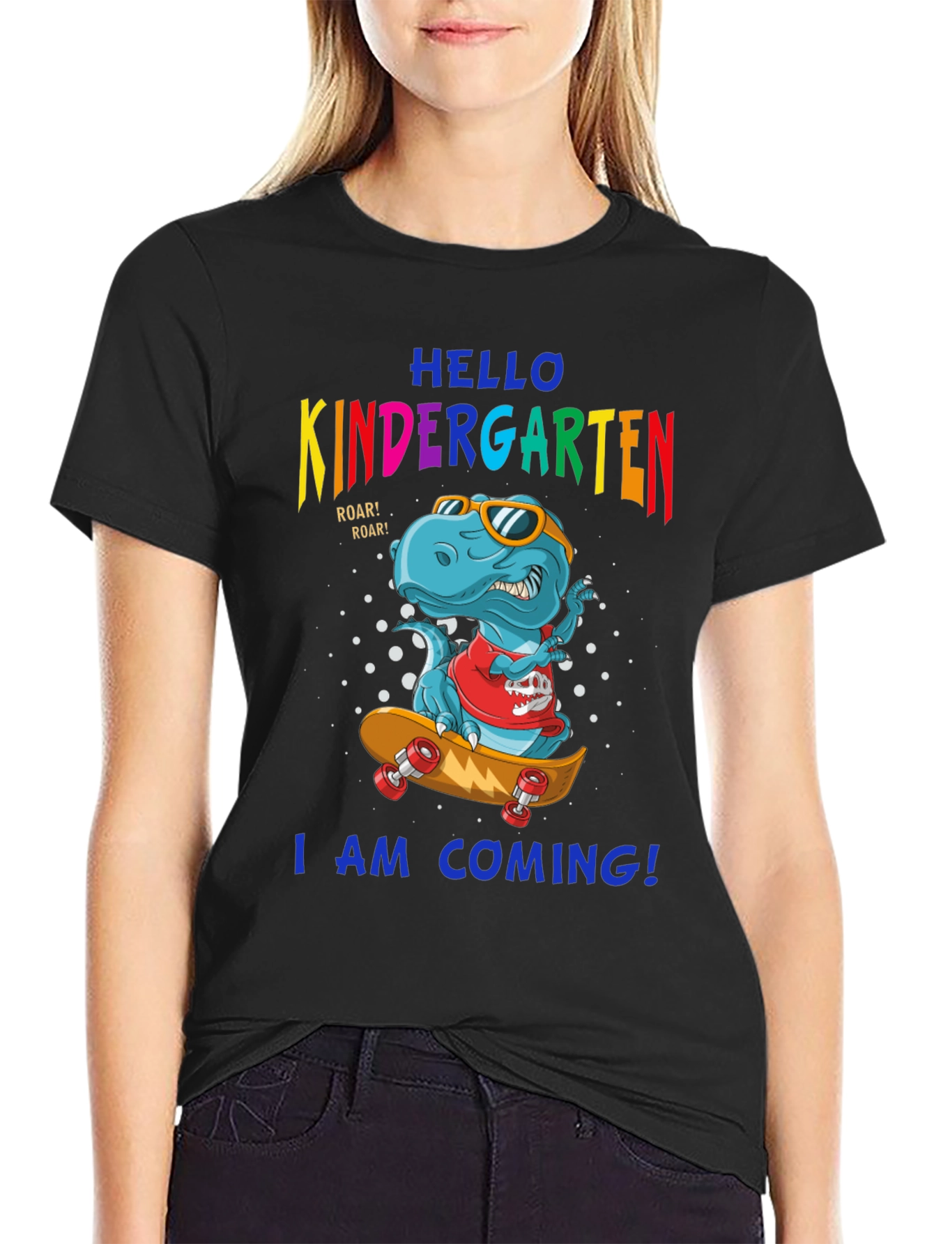 Kindergarten Dinosaur T-Shirt - Ready to Roll!