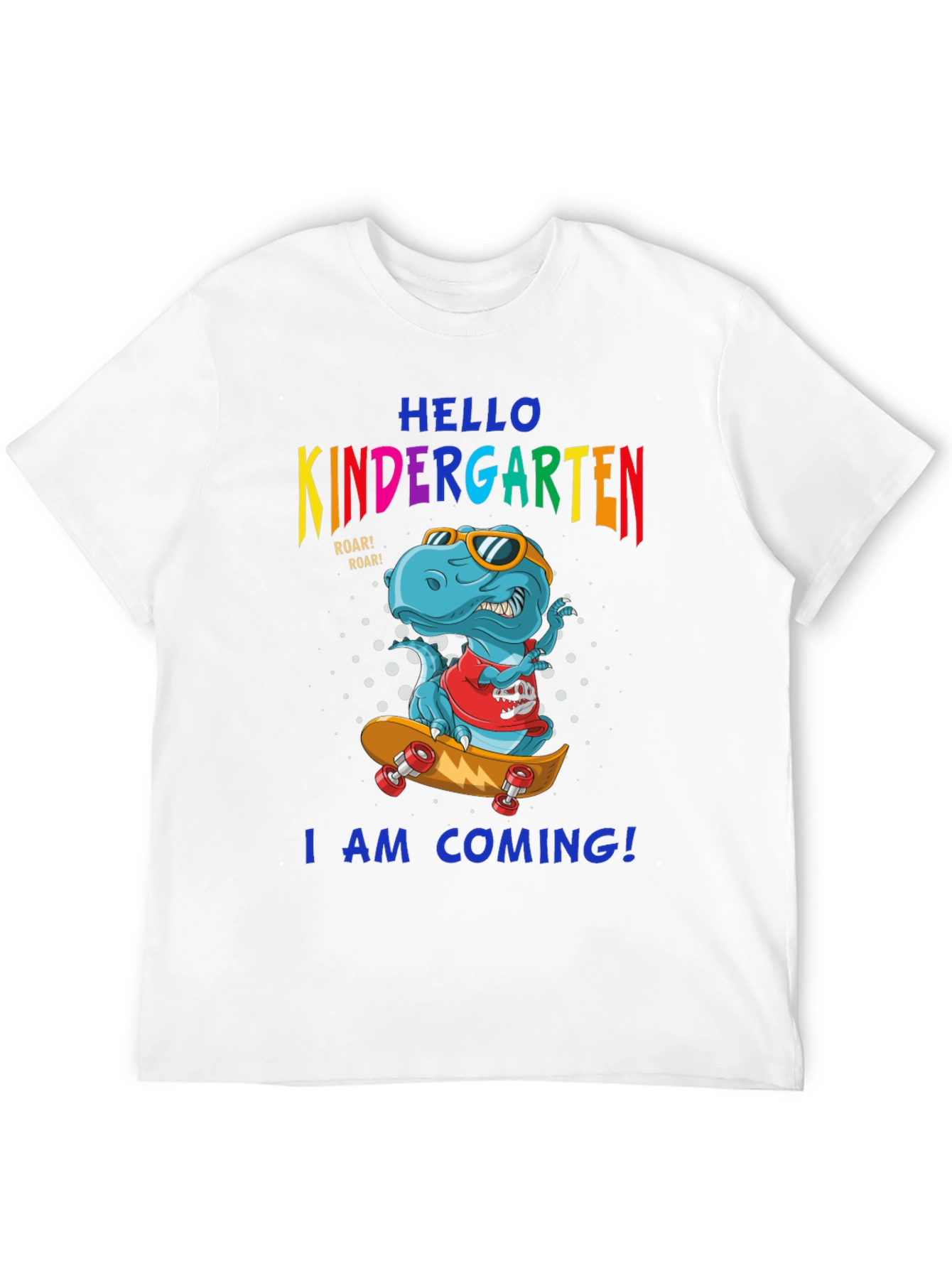 Kindergarten Dinosaur T-Shirt - Ready to Roll!