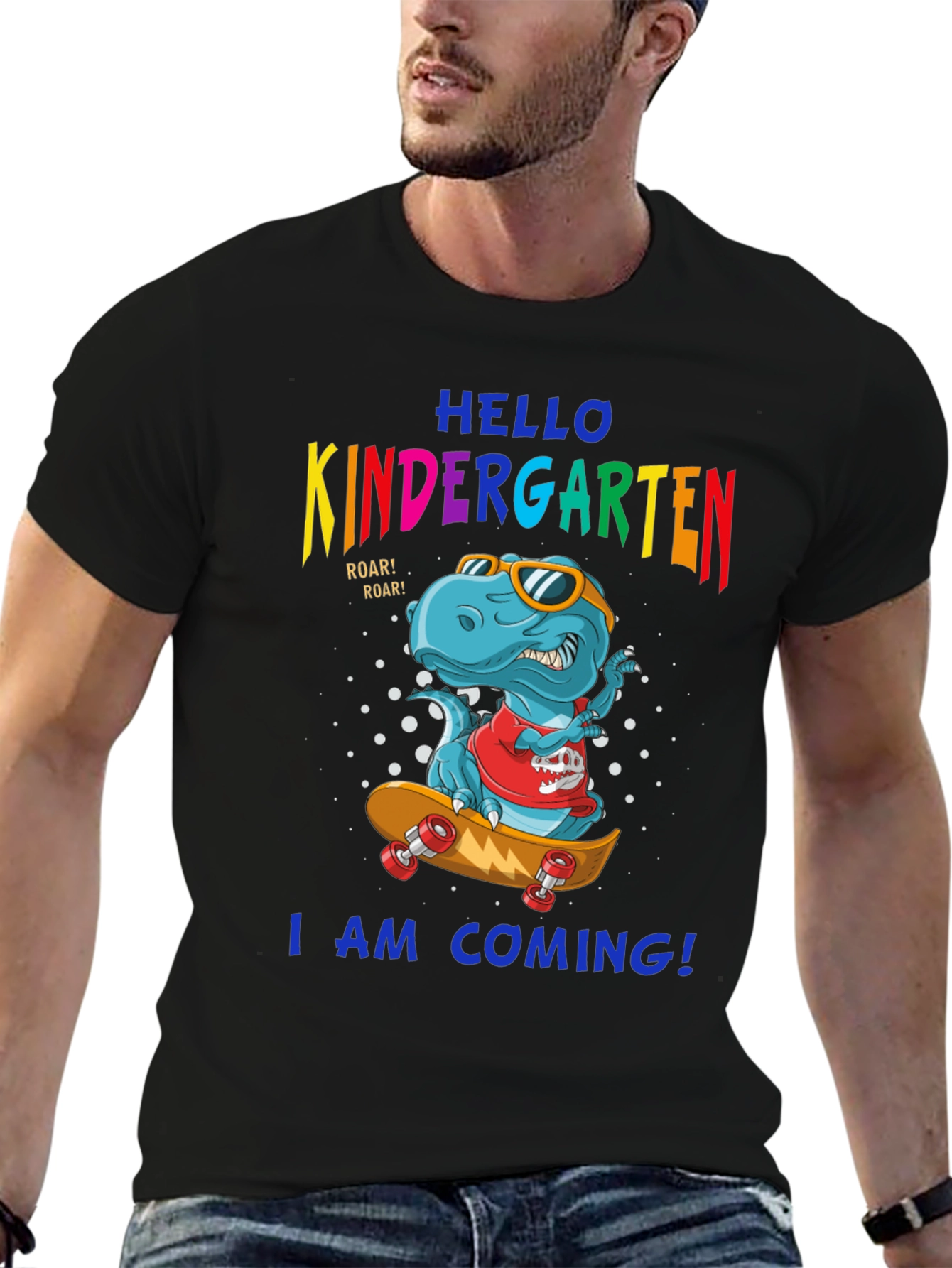 Kindergarten Dinosaur T-Shirt - Ready to Roll!