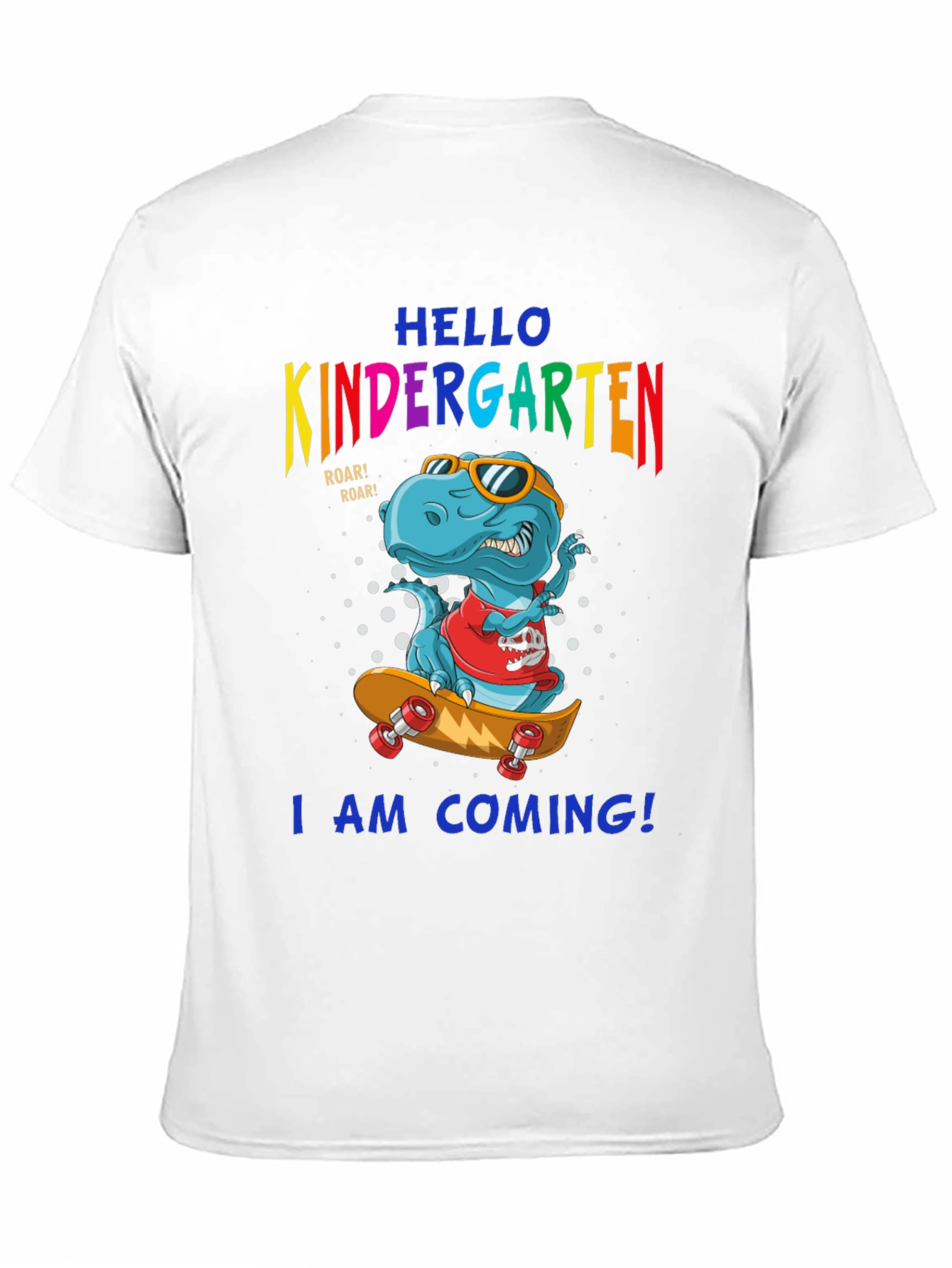 Kindergarten Dinosaur T-Shirt - Ready to Roll!
