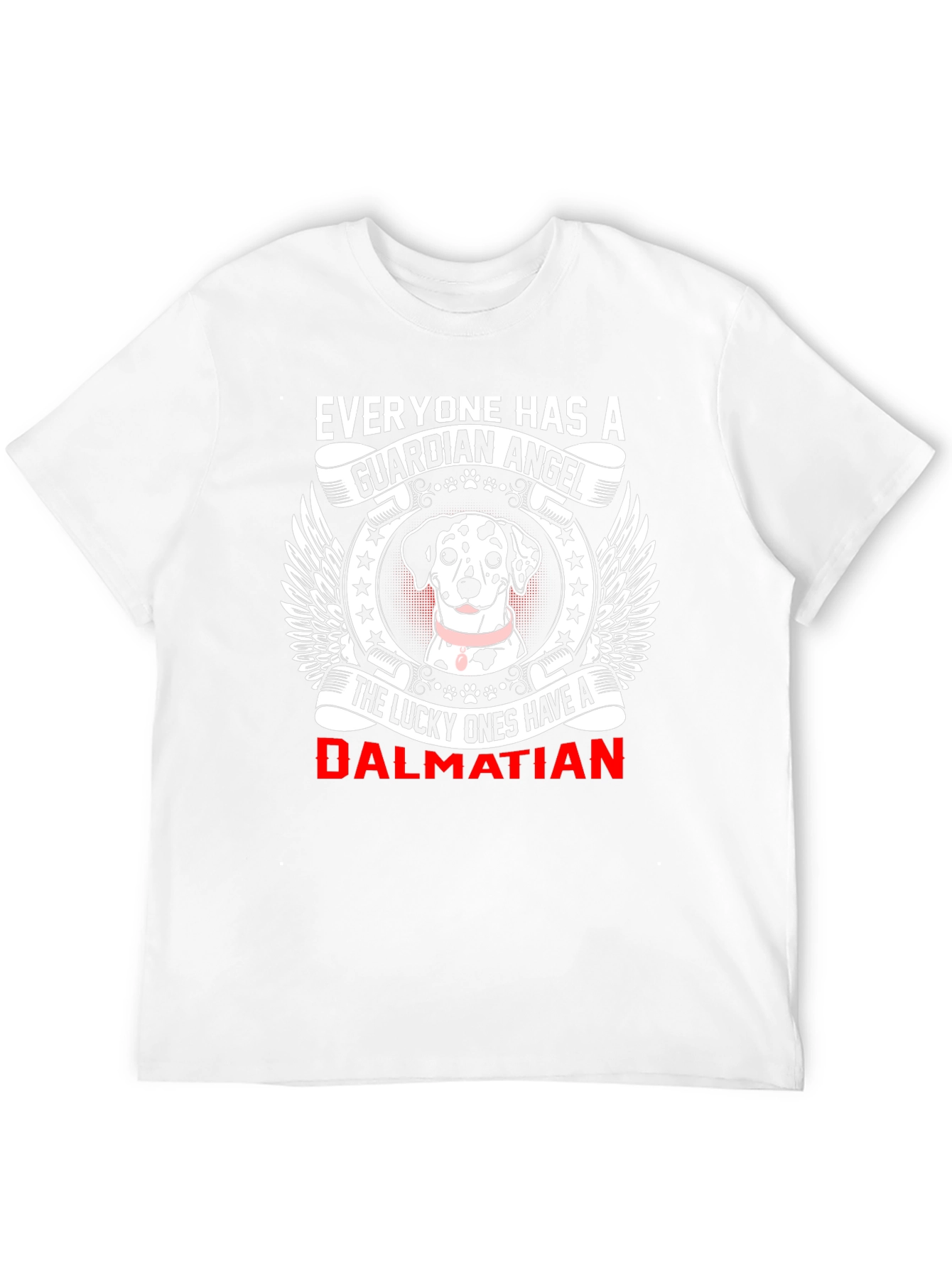 Dalmatian Guardian Angel Graphic T-Shirt