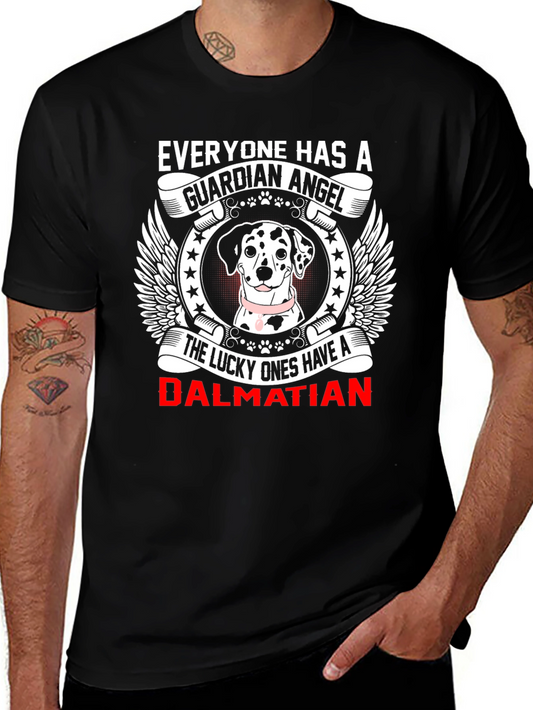 Dalmatian Guardian Angel Graphic T-Shirt