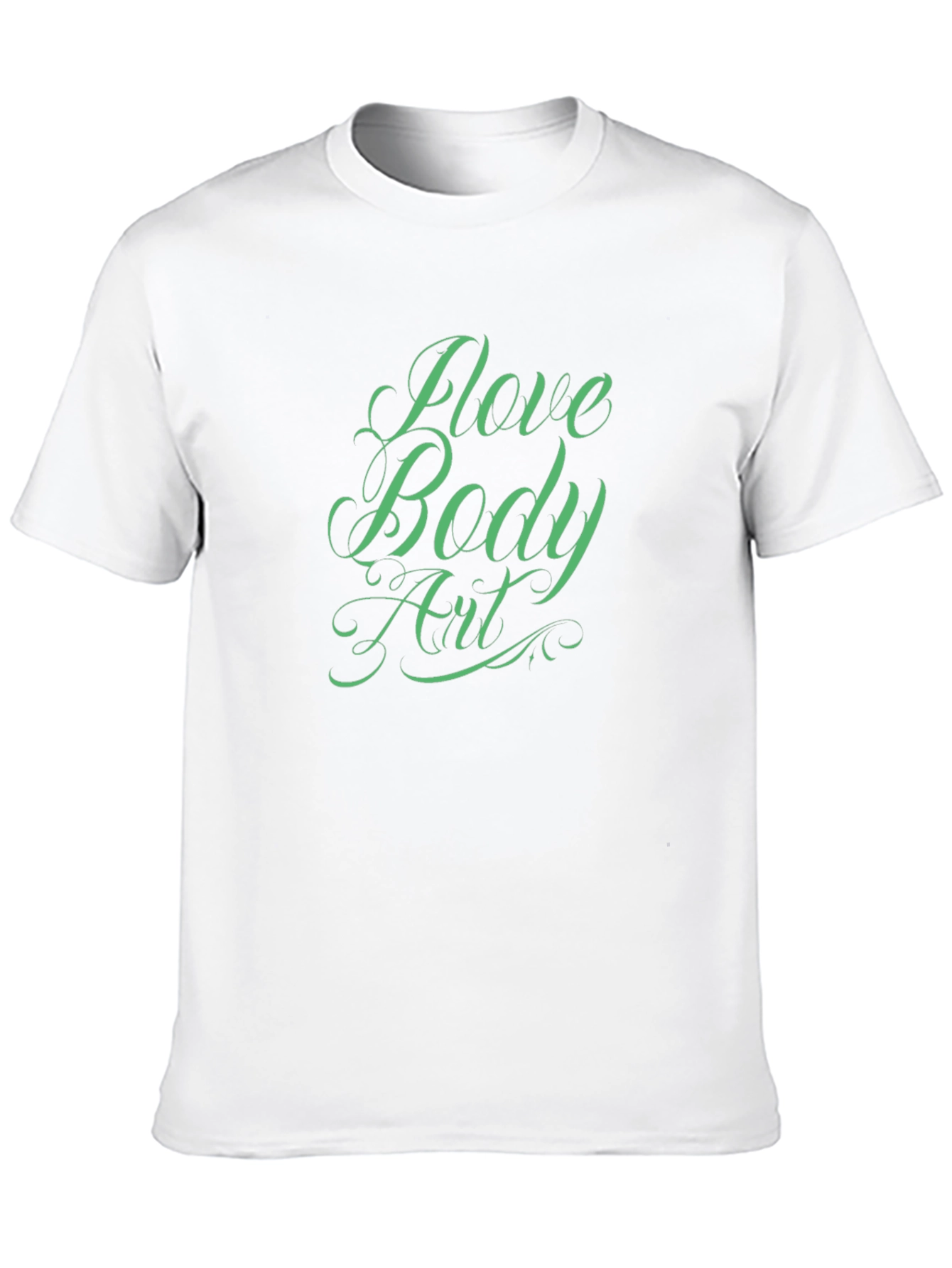 Love Body Art Black Graphic Tee