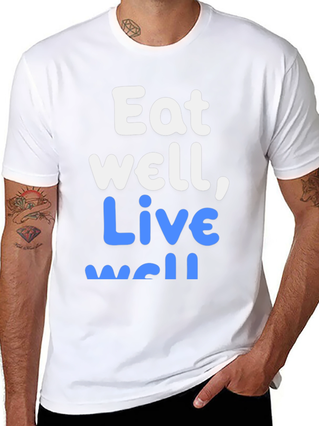 Eat Well Live Well Graphic Tee - Unisex