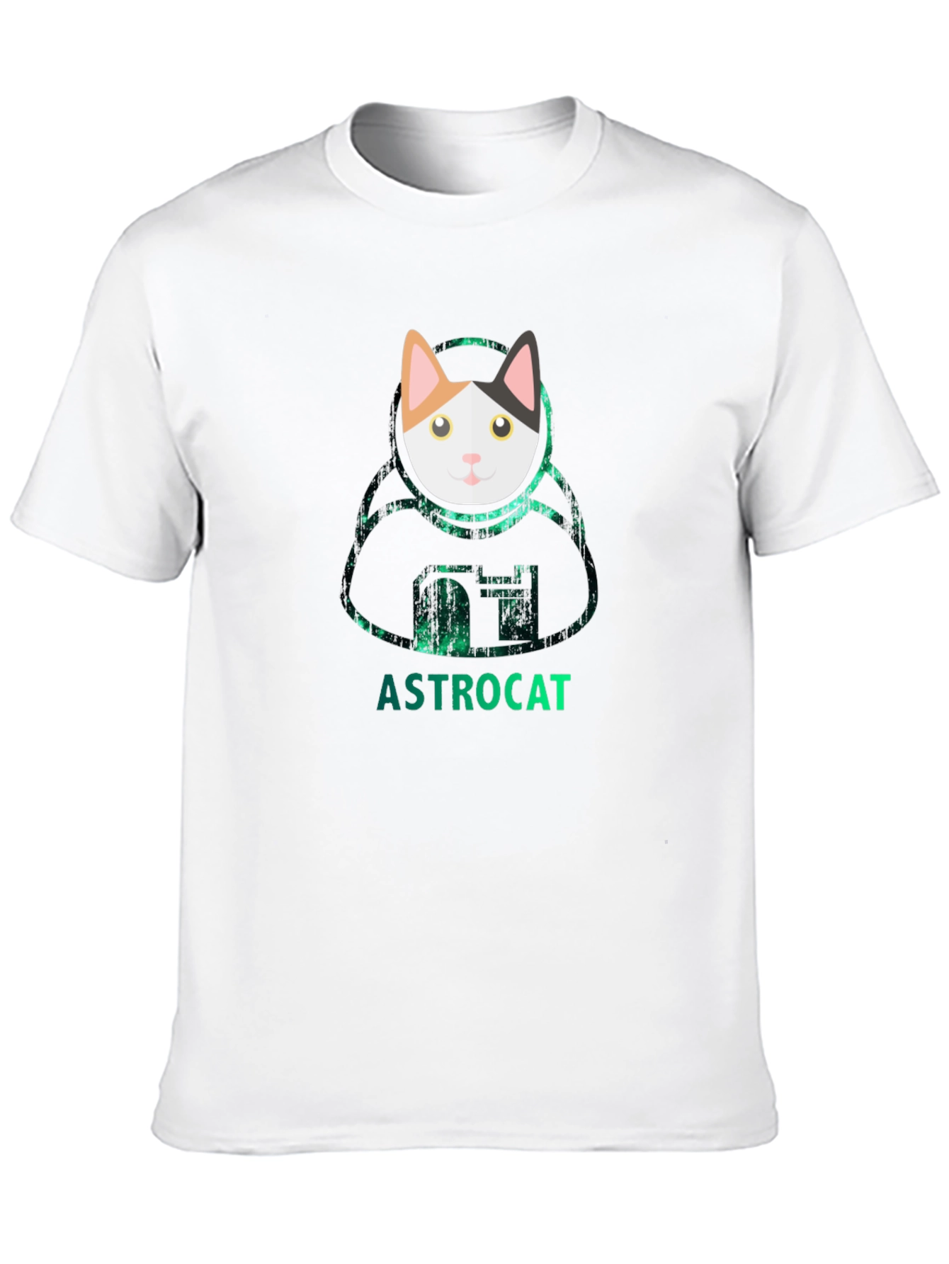 Astrocat Black T-Shirt - Galaxy Cat Lover Tee