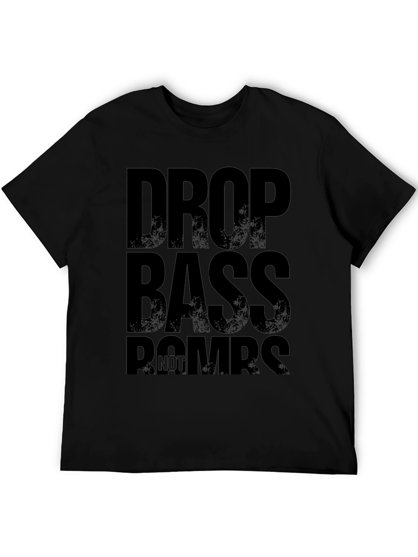 Drop Bass Not Bombs Graphic T-Shirt