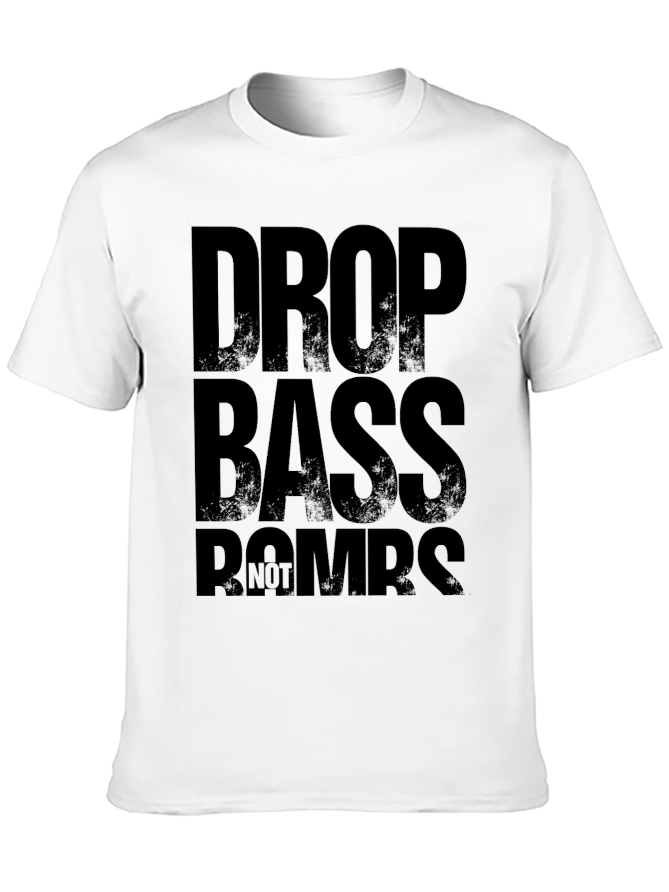 Drop Bass Not Bombs Graphic T-Shirt