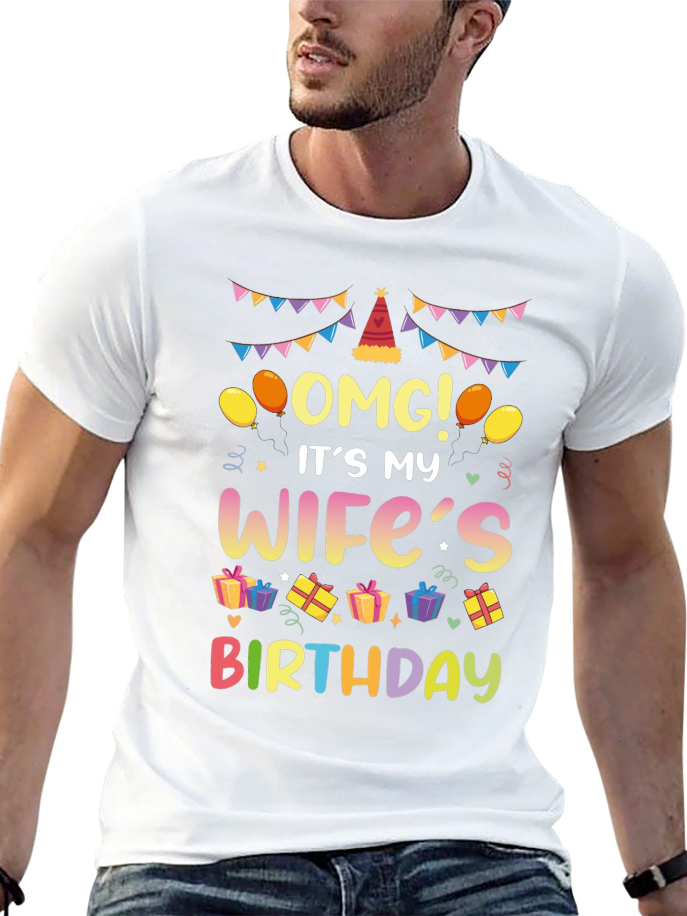 OMG Its My Wifes Birthday T-Shirt