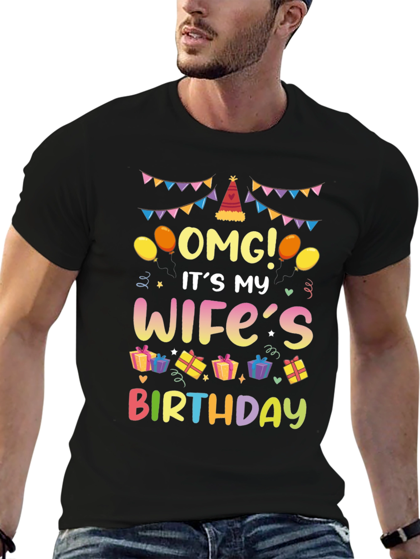 OMG Its My Wifes Birthday T-Shirt