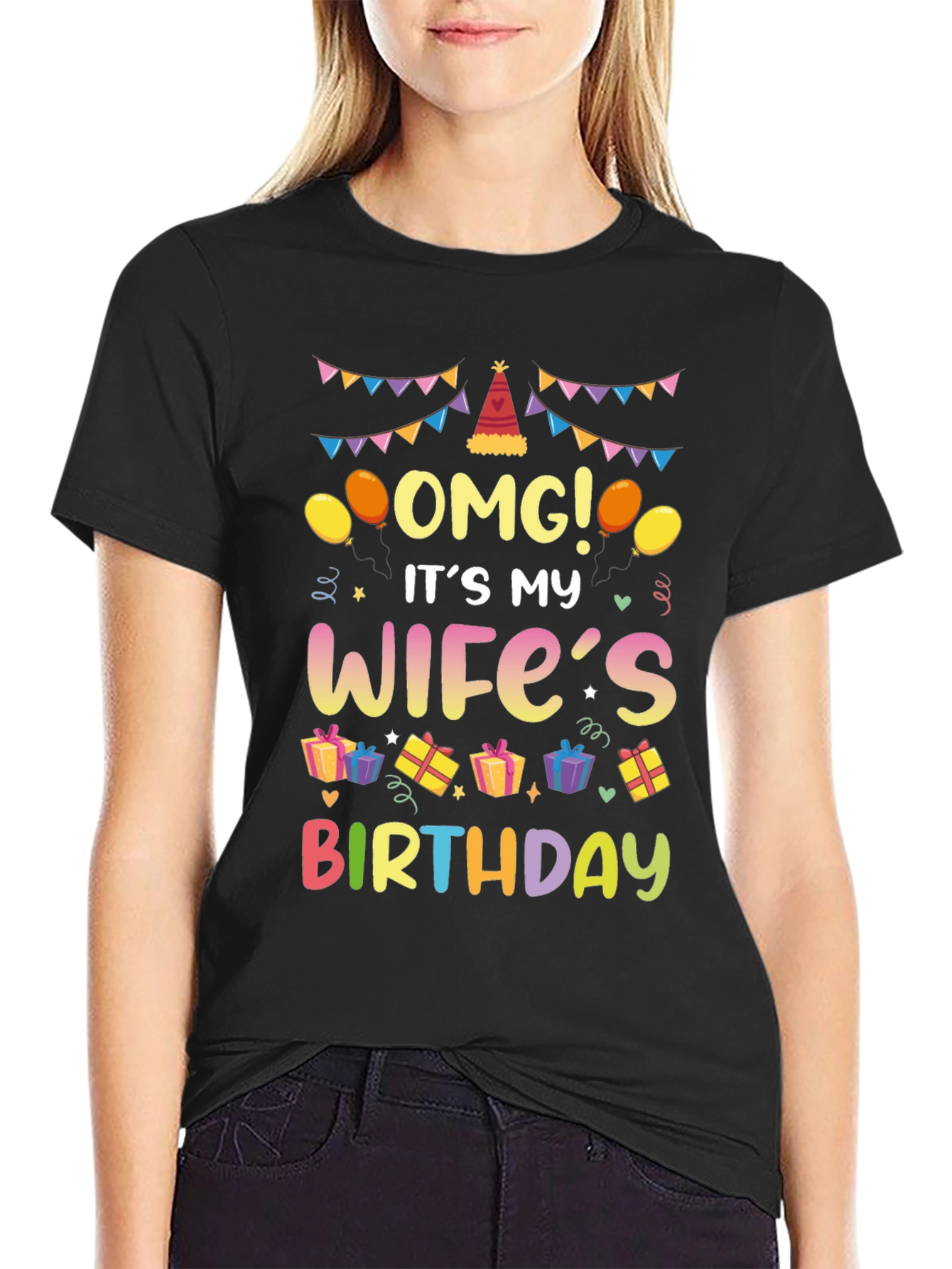 OMG Its My Wifes Birthday T-Shirt