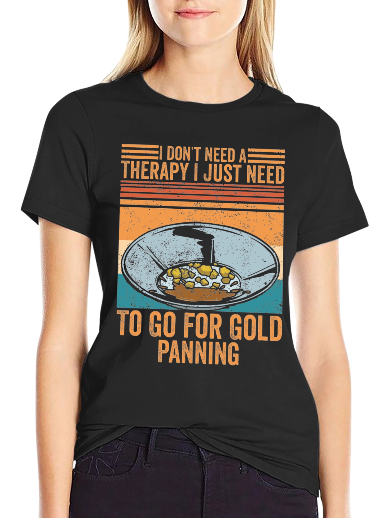 Gold Panning Therapy T-Shirt