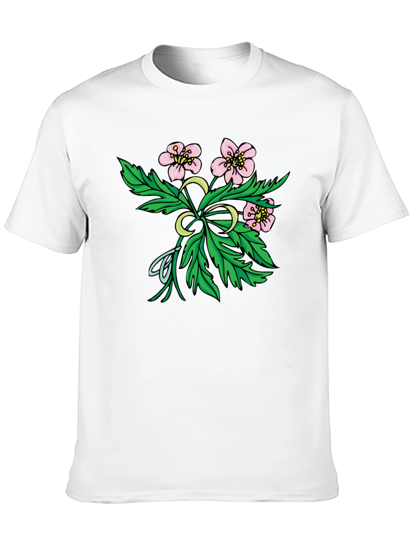 Floral Moon T-Shirt - Stylish Graphic Tee