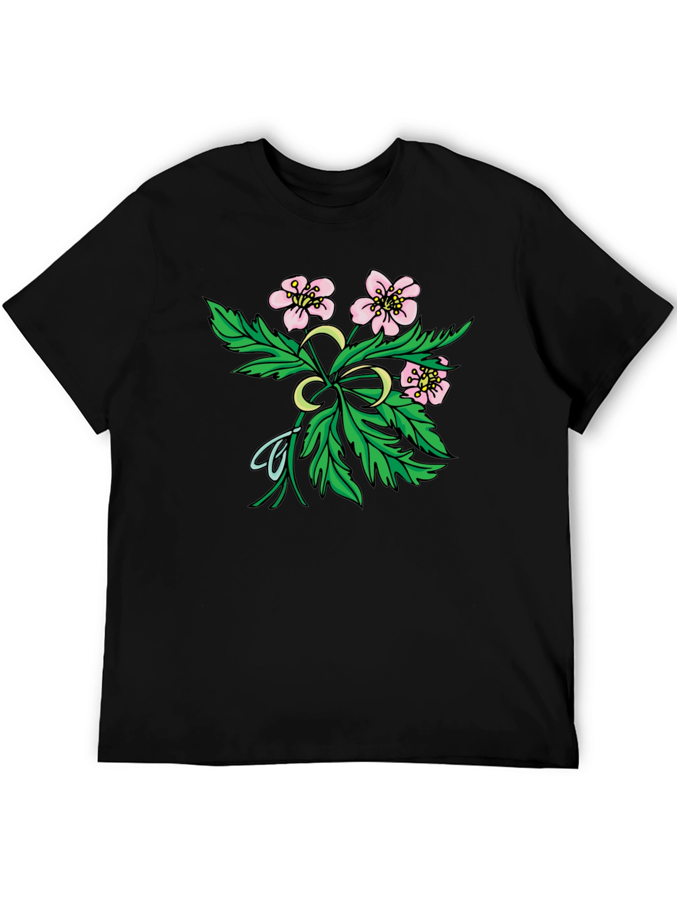 Floral Moon T-Shirt - Stylish Graphic Tee