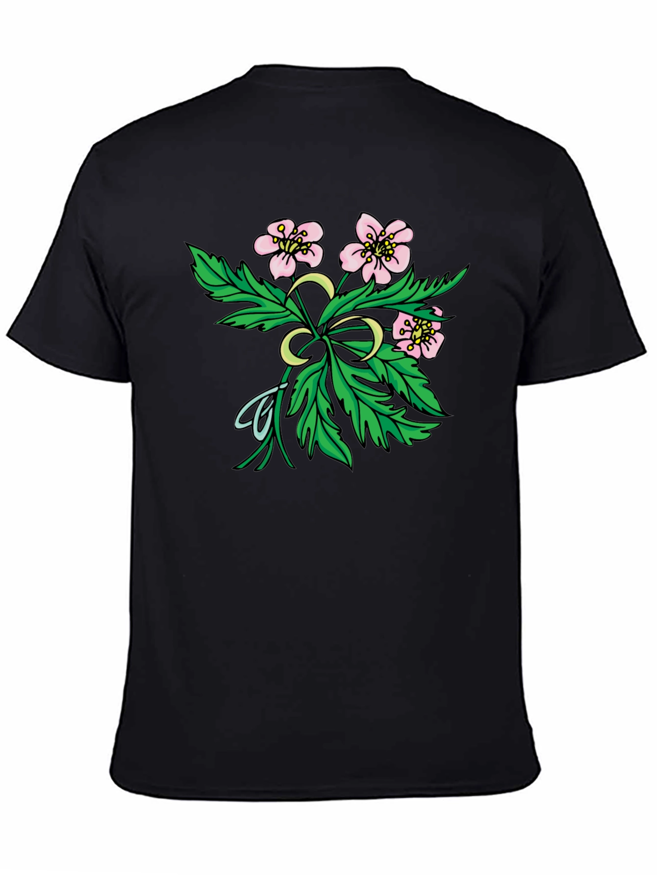 Floral Moon T-Shirt - Stylish Graphic Tee