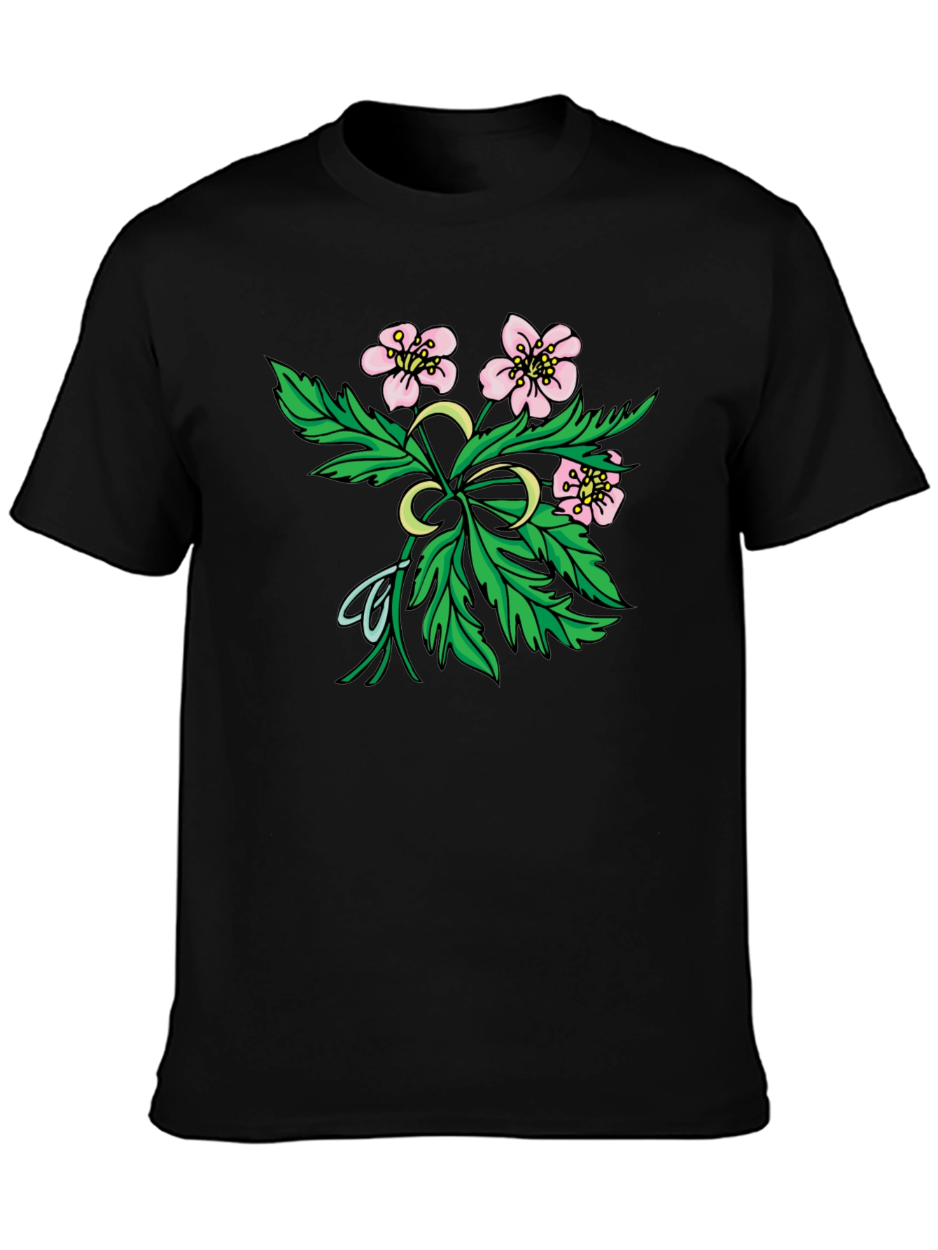 Floral Moon T-Shirt - Stylish Graphic Tee