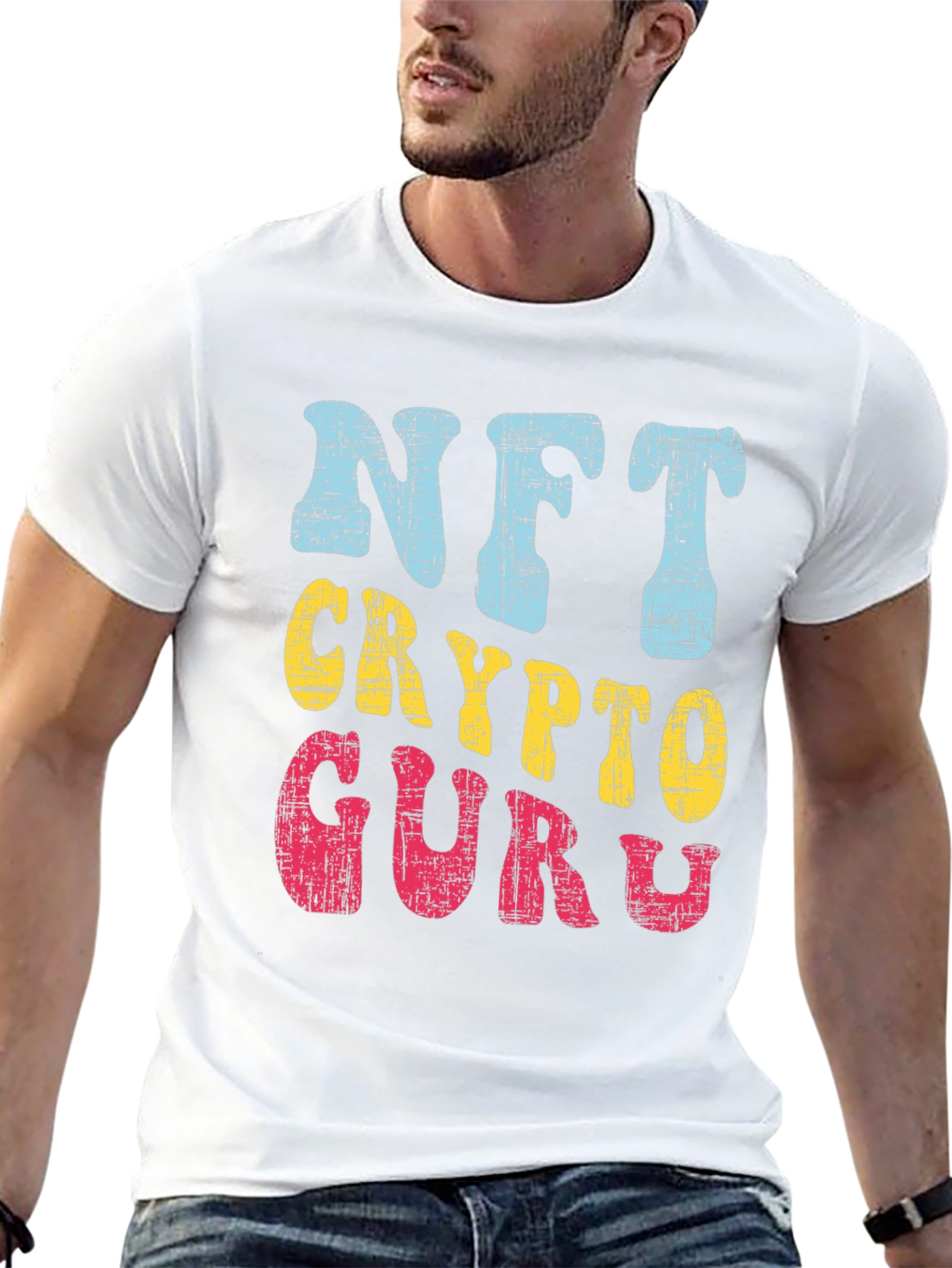 NFT Crypto Guru Graphic T-Shirt
