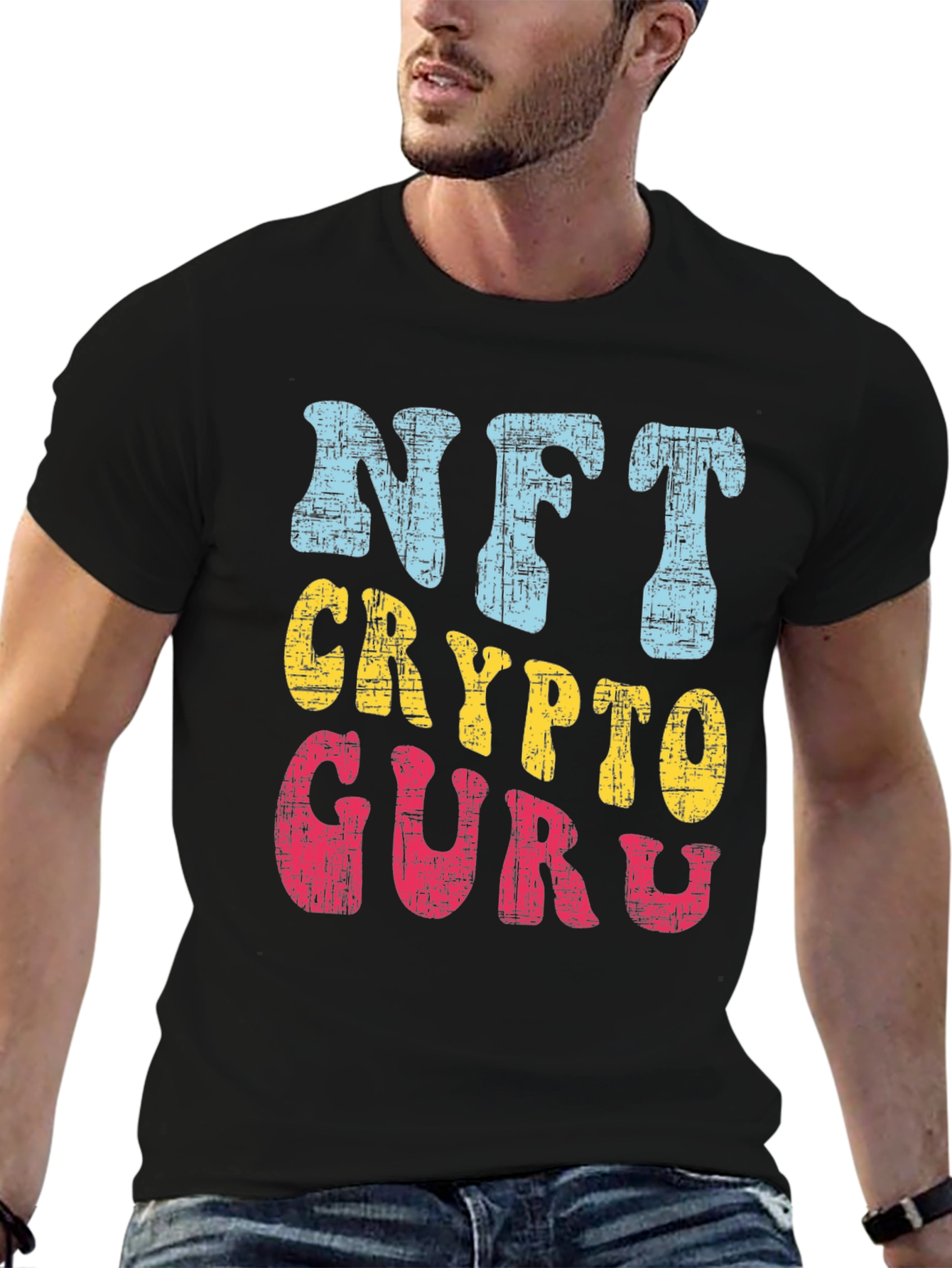 NFT Crypto Guru Graphic T-Shirt