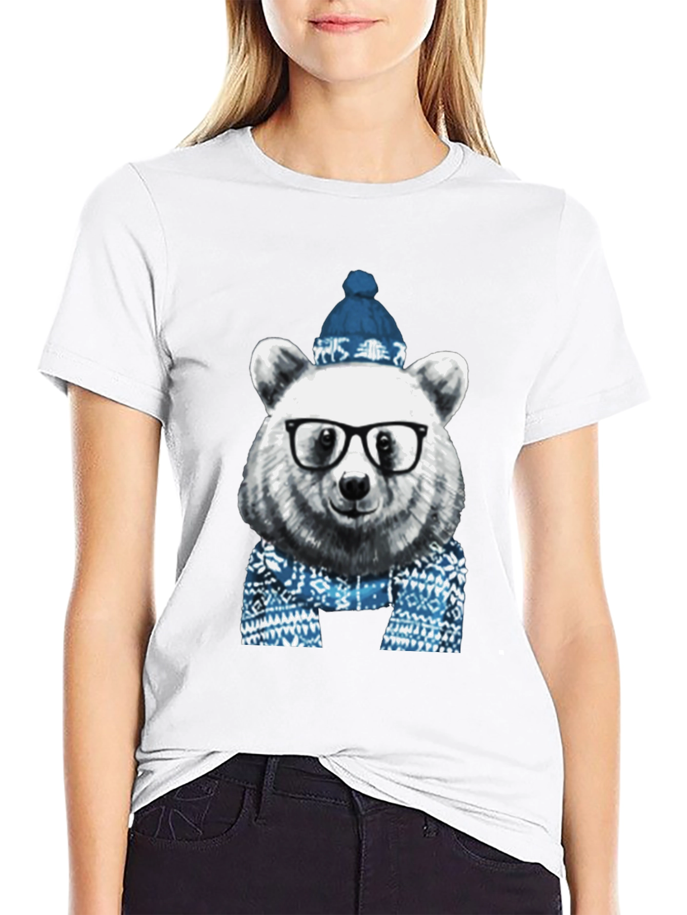 Hipster Bear T-Shirt