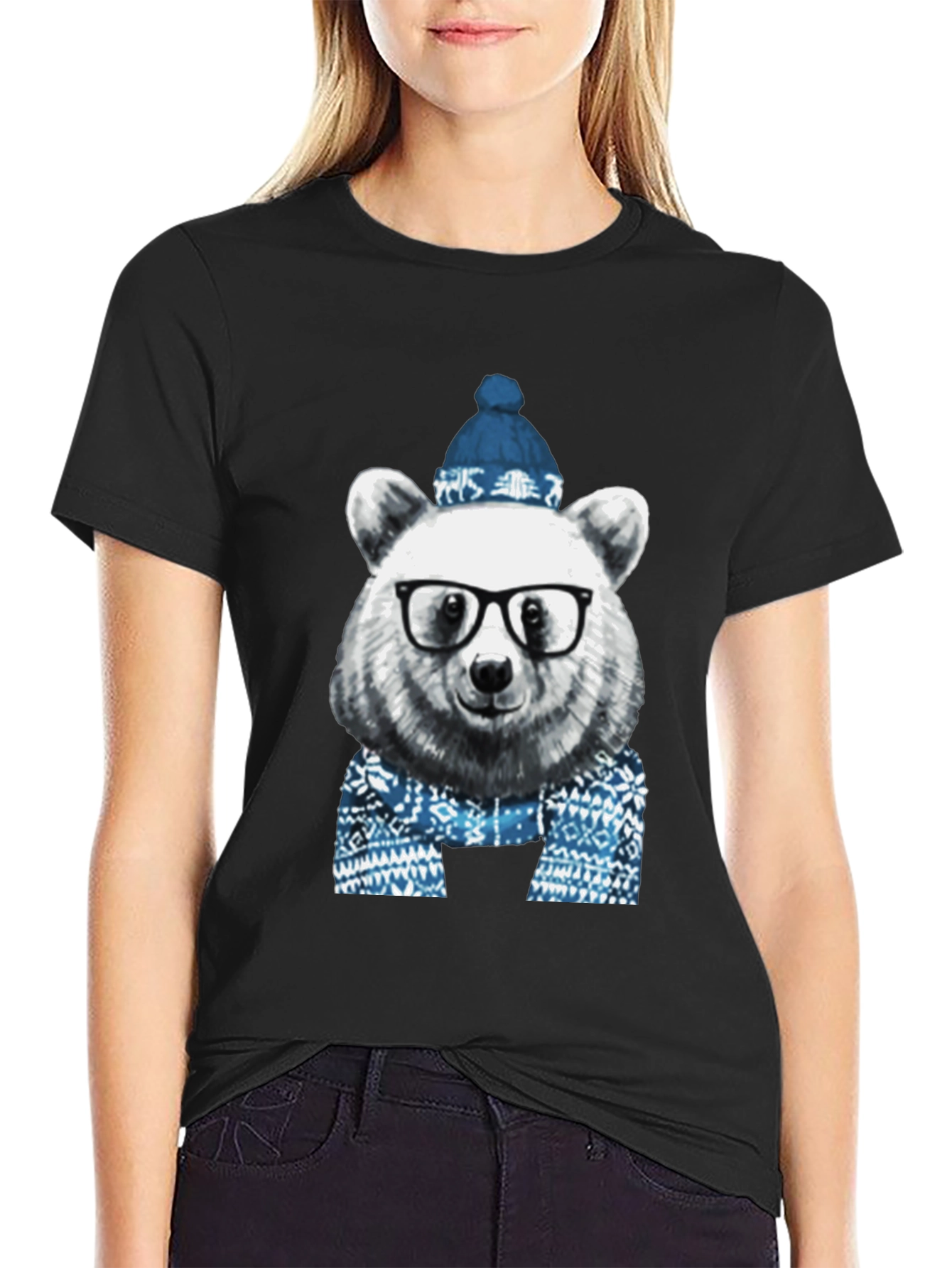 Hipster Bear T-Shirt