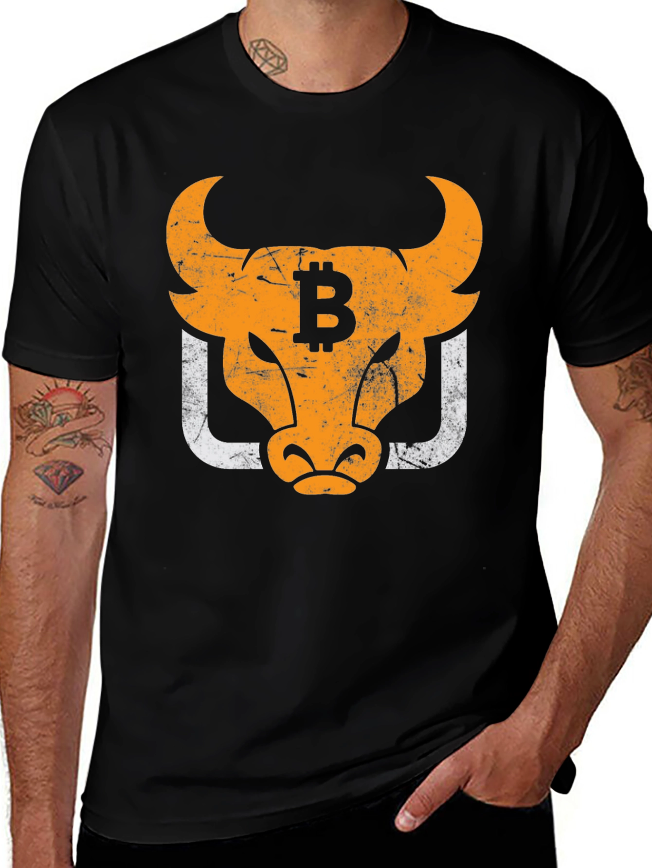 Bitcoin Bull T-Shirt - Crypto Investor Tee