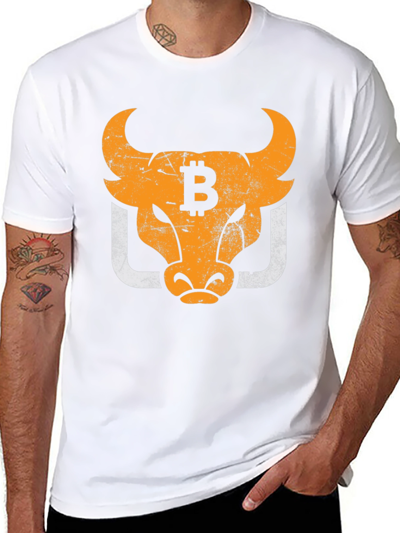 Bitcoin Bull T-Shirt - Crypto Investor Tee