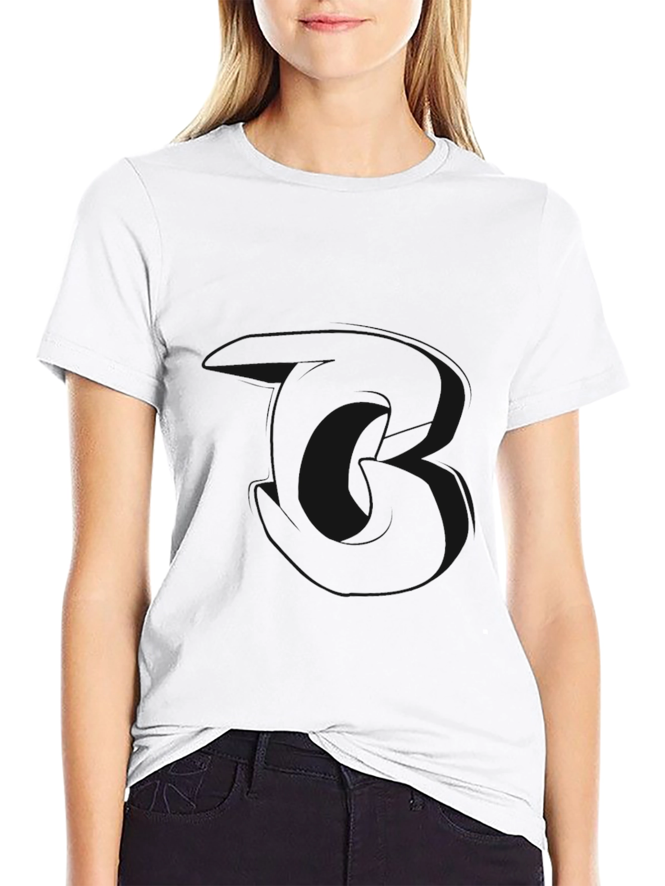 Black Casual T-Shirt