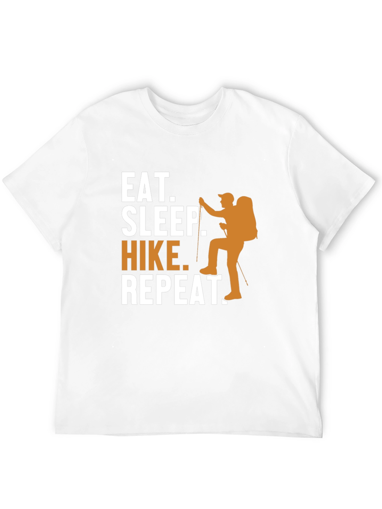 Eat Sleep Hike Repeat Black T-Shirt
