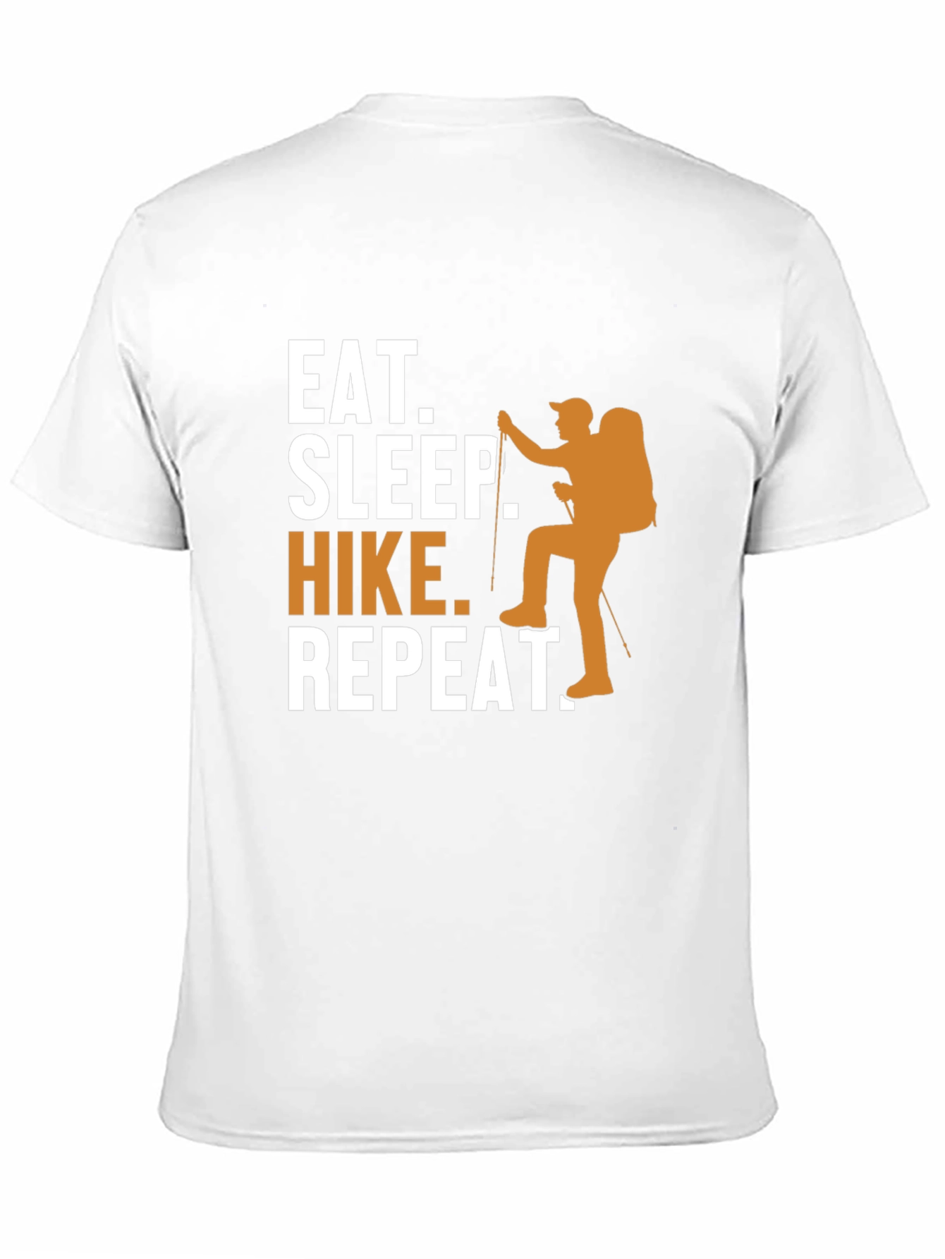 Eat Sleep Hike Repeat Black T-Shirt