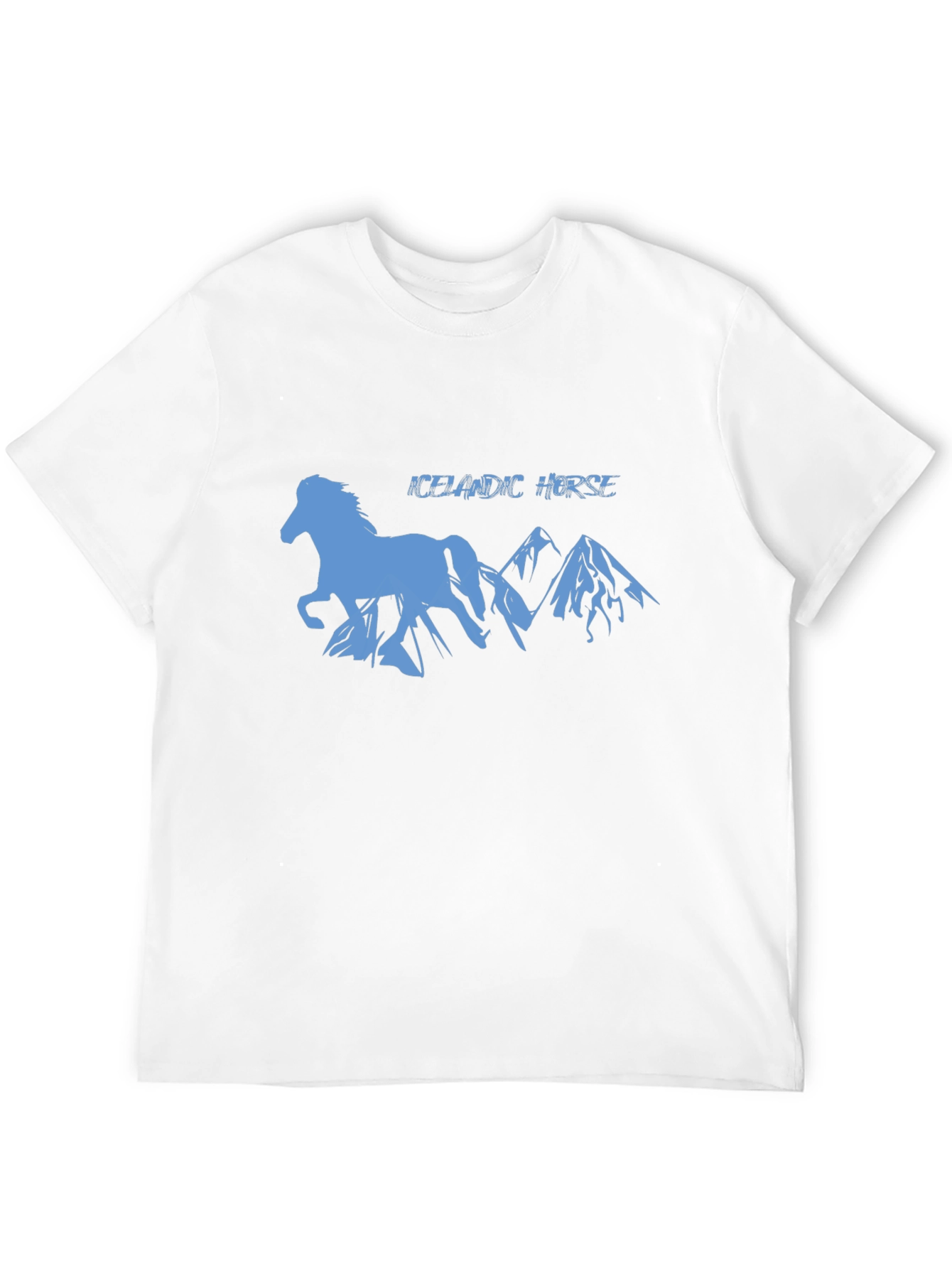 Icelandic Horse Silhouette Graphic T-Shirt