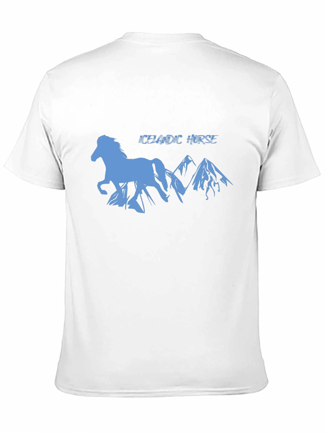 Icelandic Horse Silhouette Graphic T-Shirt
