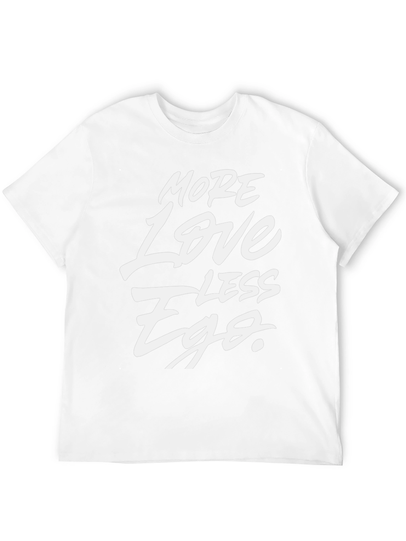 More Love Less Ego Graphic Tee - Black