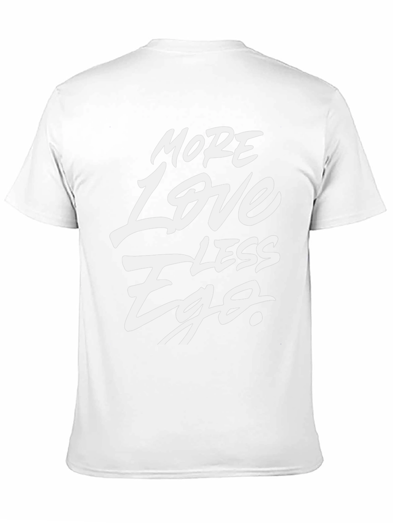 More Love Less Ego Graphic Tee - Black